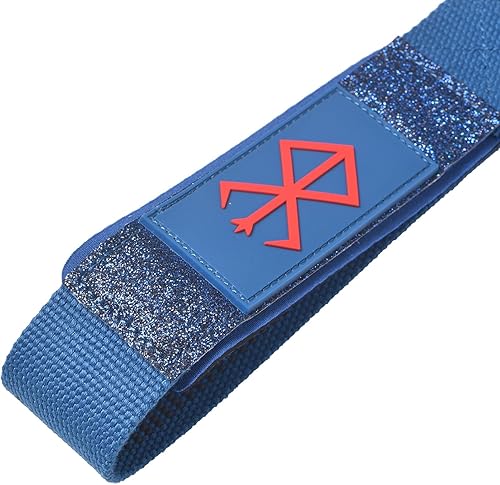 Miniatura 6 de Berserk Anime - Correas de levantamiento de pesas (1 par) - Correas de muñeca para levantamiento de pesas - Correas de levantamiento de pesas para