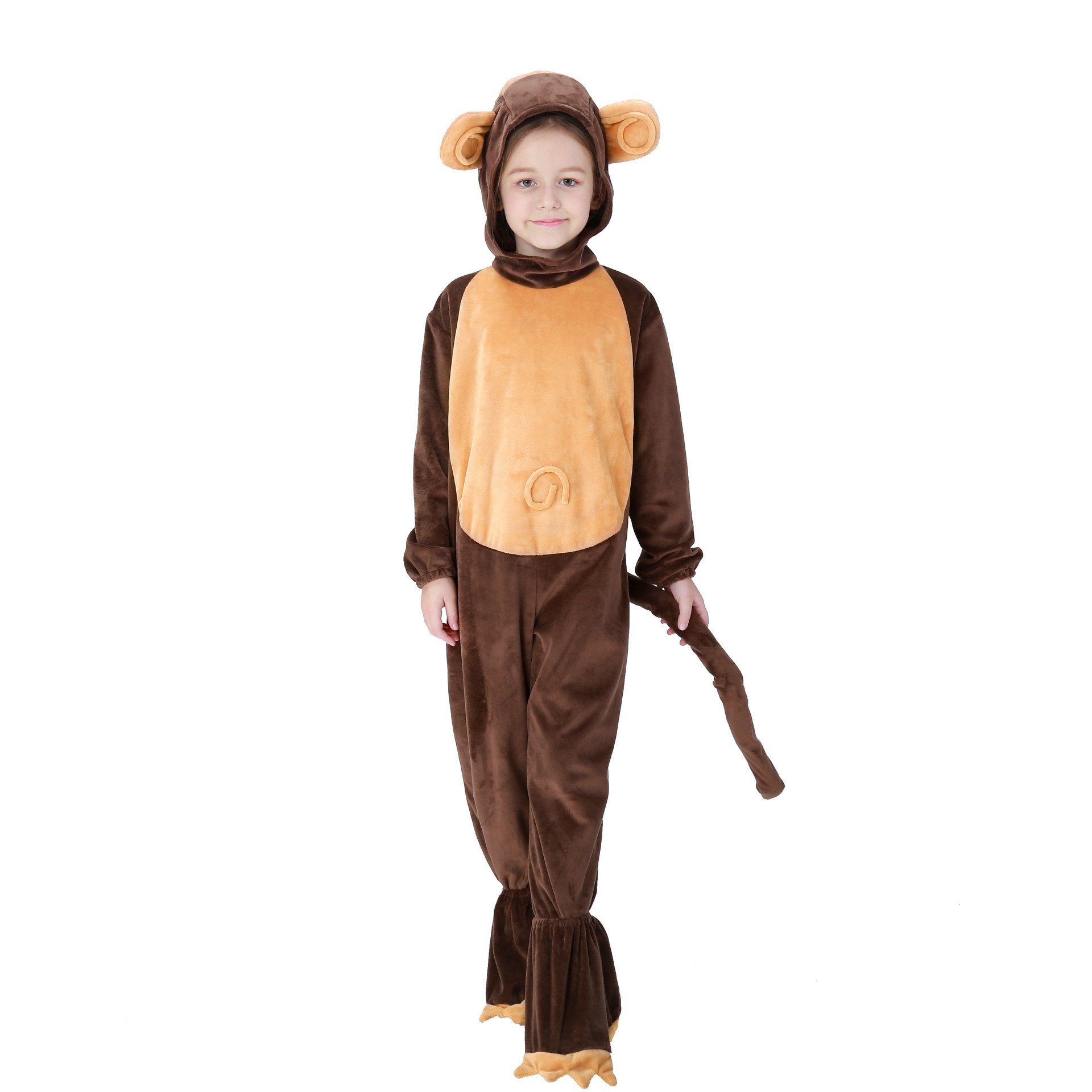Amazon.co.jp: cnstone 猿 サル さる 着ぐるみ コスプレ衣装 