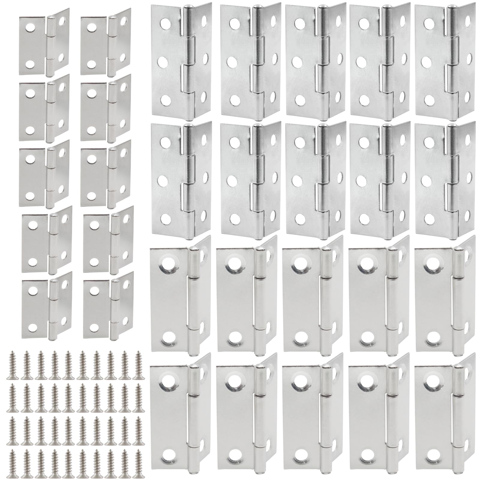 Luomorgo 1.5 Inch Mini Hinges, Stainless Steel Butt Hinges, -9 Luomorgo 1.5 Inch Mini Hinges, Stainless Steel Butt Hinges, -9