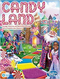 Hasbro Games, Jogo de Tabuleiro, Candy Land - Jogo para Crianças, 2 a 4 Jogadores - A partir de 3 Anos