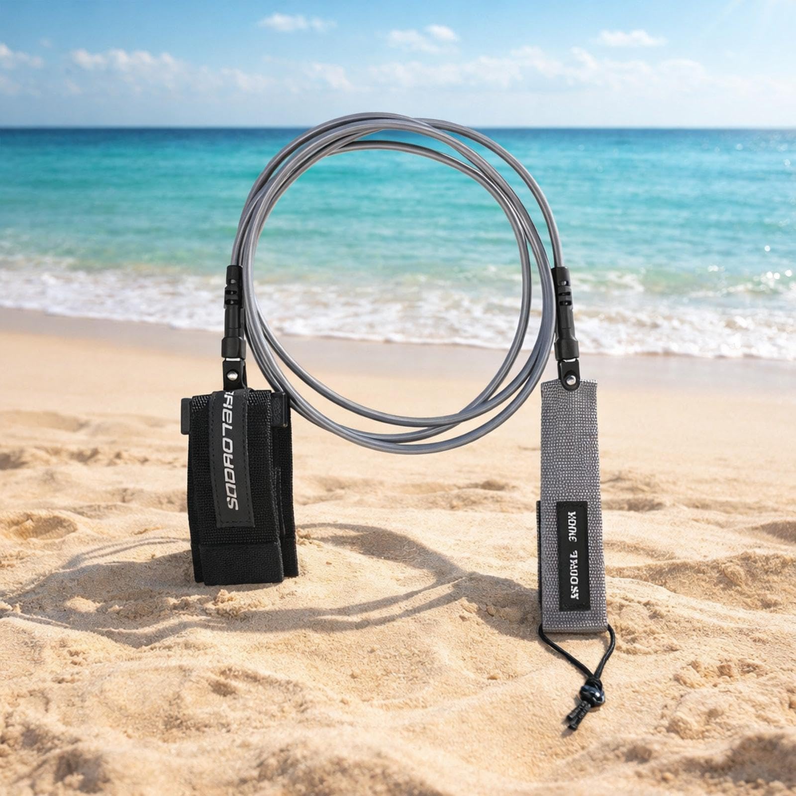 Amagogo Cinghia di in TPU per Tavola da Surf, Cinghia di Ricambio per Tavola da Surf, Cinghia per Gamba E Piede per Skimboard.