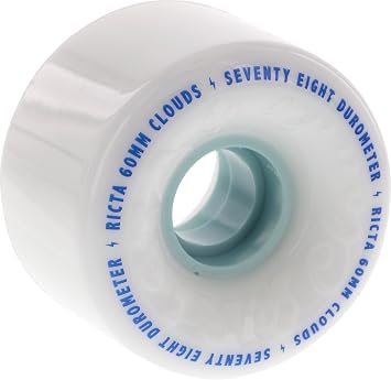 Ricta Clouds White/Blue 60mm 78a Skateboard Wheels Set of 4