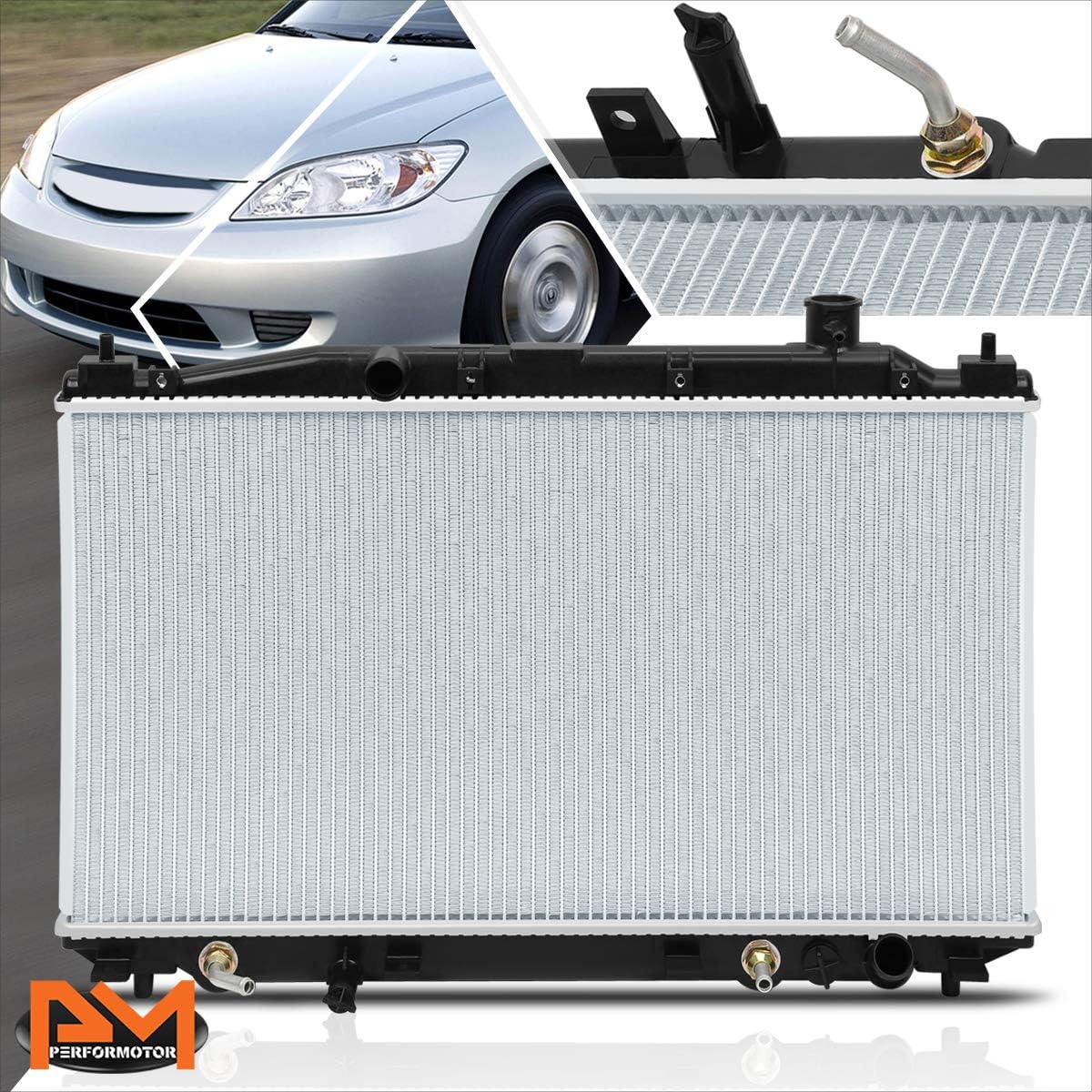 OE Style 1-Row Full Aluminum Radiator Compatible with 06-08 Honda Ridgeline,DPI-2830