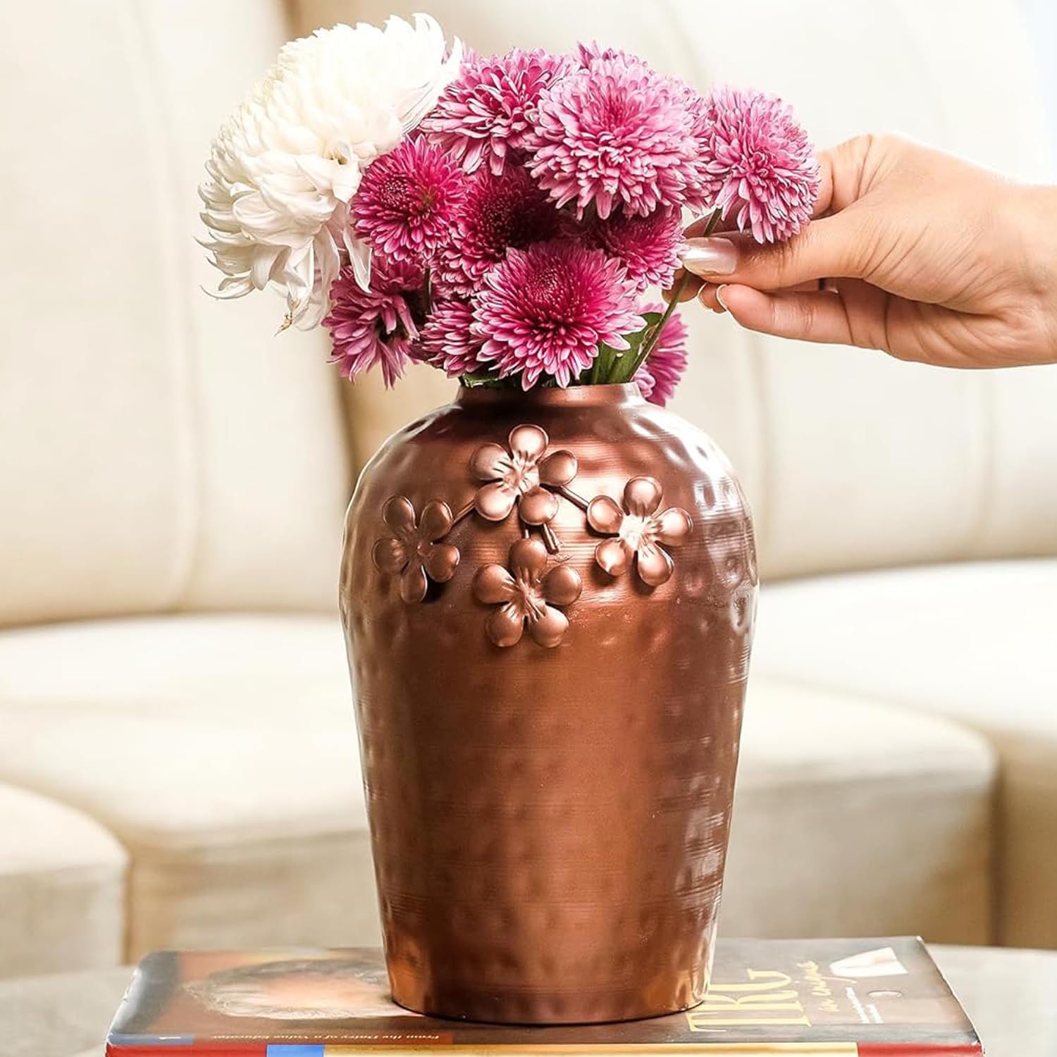 Birch & Co. Flower Vase- Vases For Home Decor-Metal Vase For Living Room-Pots For Decoration- Polished Pure Metal Table Vase- Modern Contemporary Vessel- Durable Sleek Urban Charm Vase- Copper (B0CQPVT1ZQ) Amazon Price History, Amazon Price Tracker
