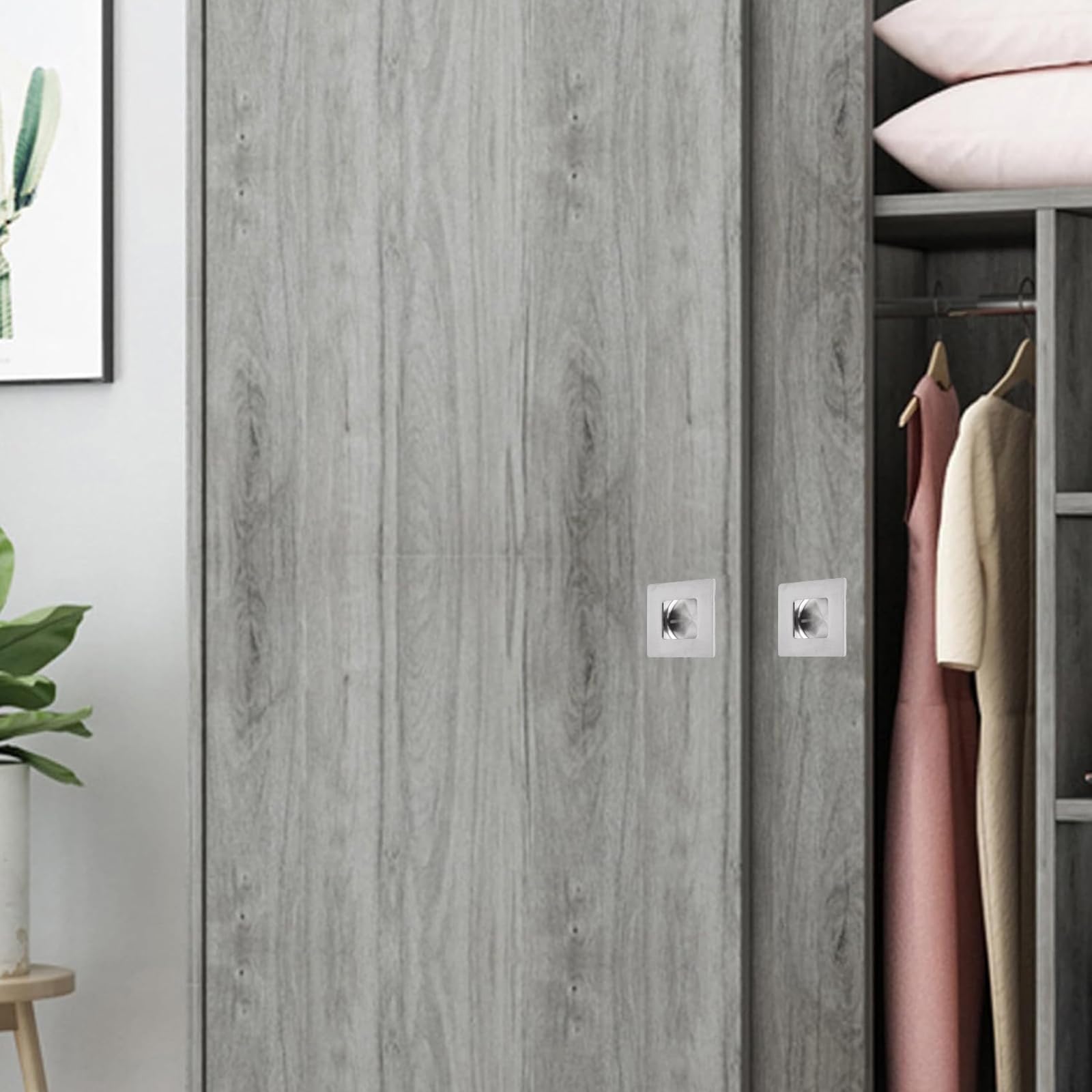 4 Maniglie A Filo Da Incasso Argento - Per Cassetti E Armadi, Acciaio Inox, Design Moderno - Foto 10