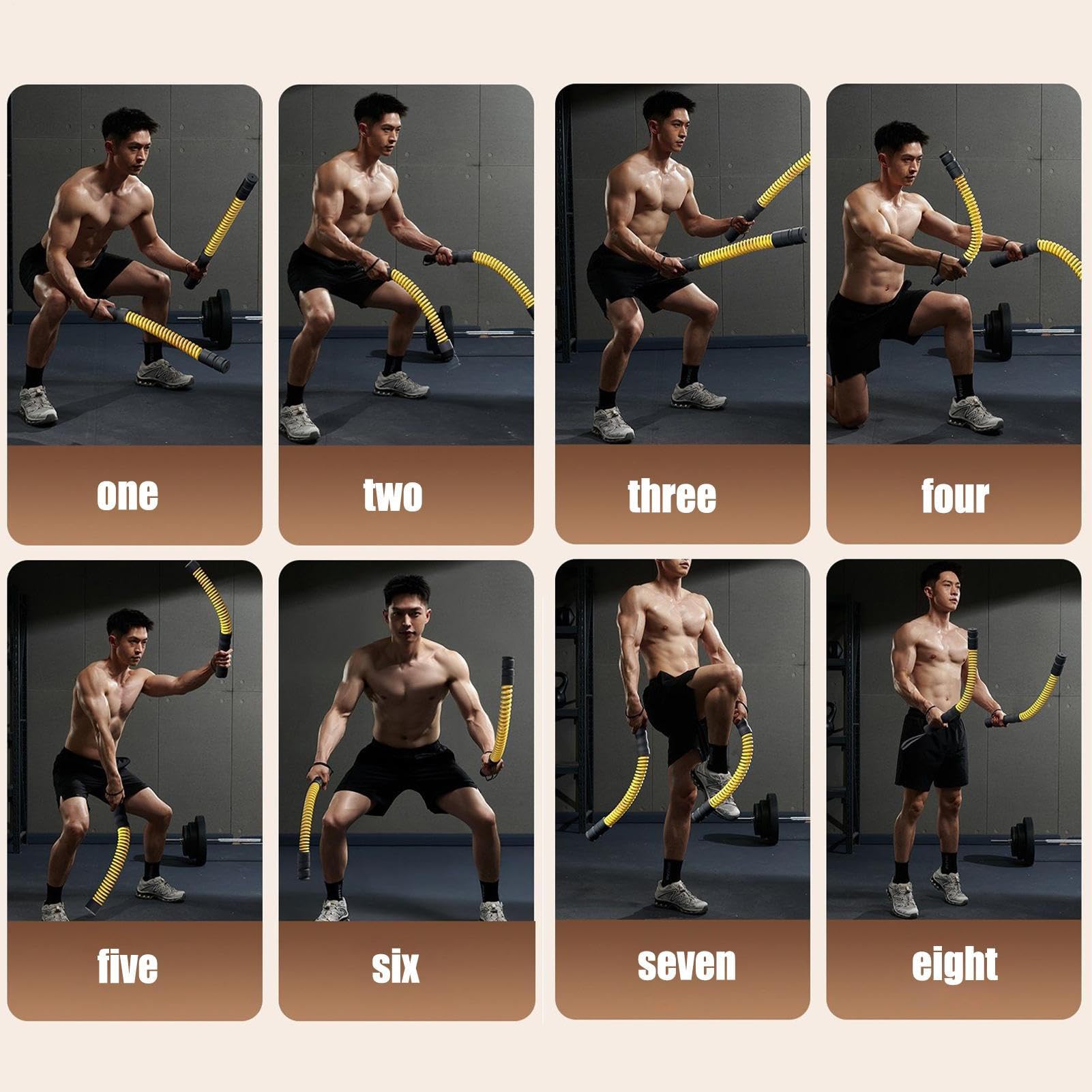 Fune per Esercizi in Palestra Attrezzatura per Allenamento con | Corde per Allenamento Braccia in 2 Pezzi Adatto a , Giocatori, Pugili, Appassionati, Uomini, Donne, Giovani,