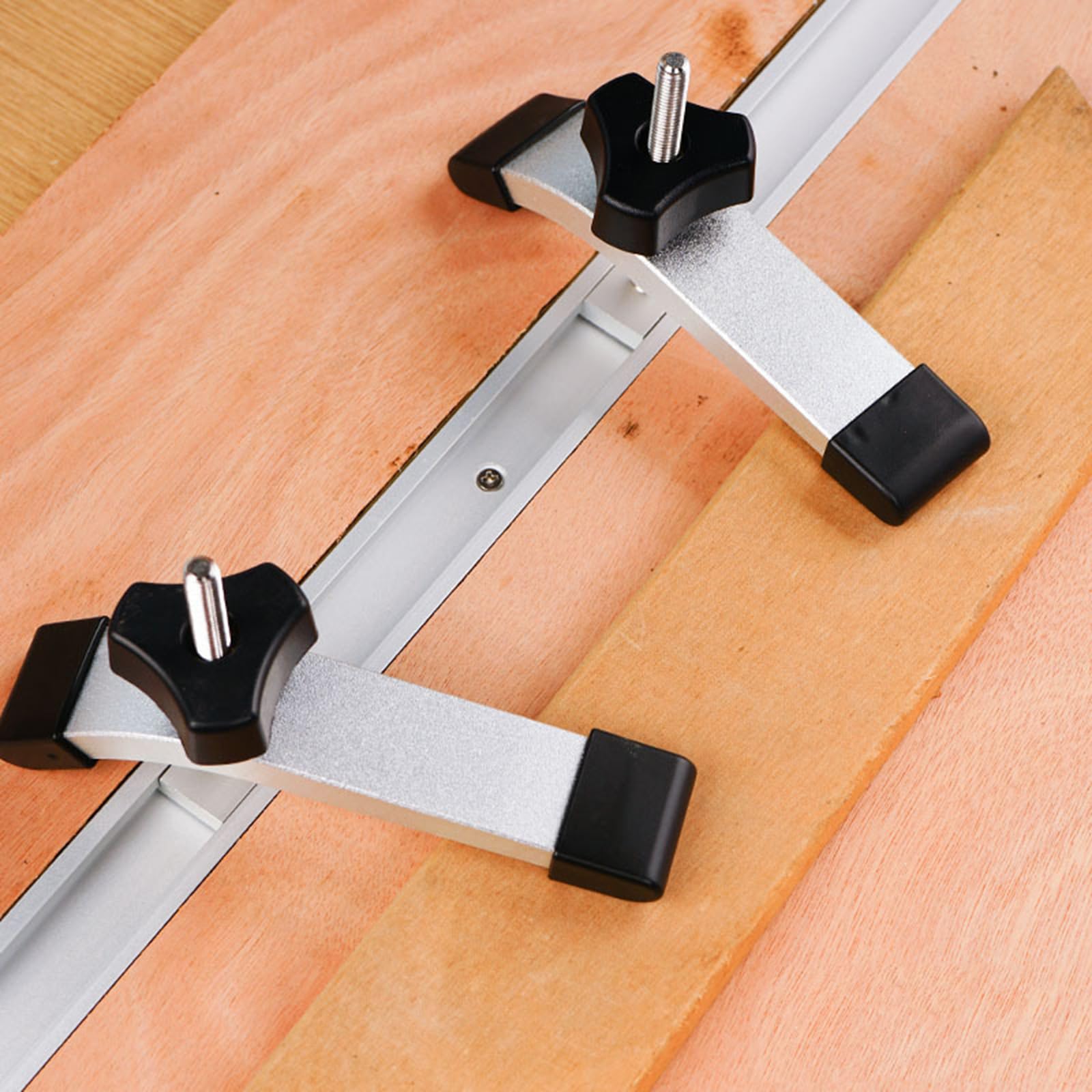 BIGP 2 Stück TNut Schiene Splint, T-Track Halteklemmen, T-Nut-Schiene Klemmset Aus Metall