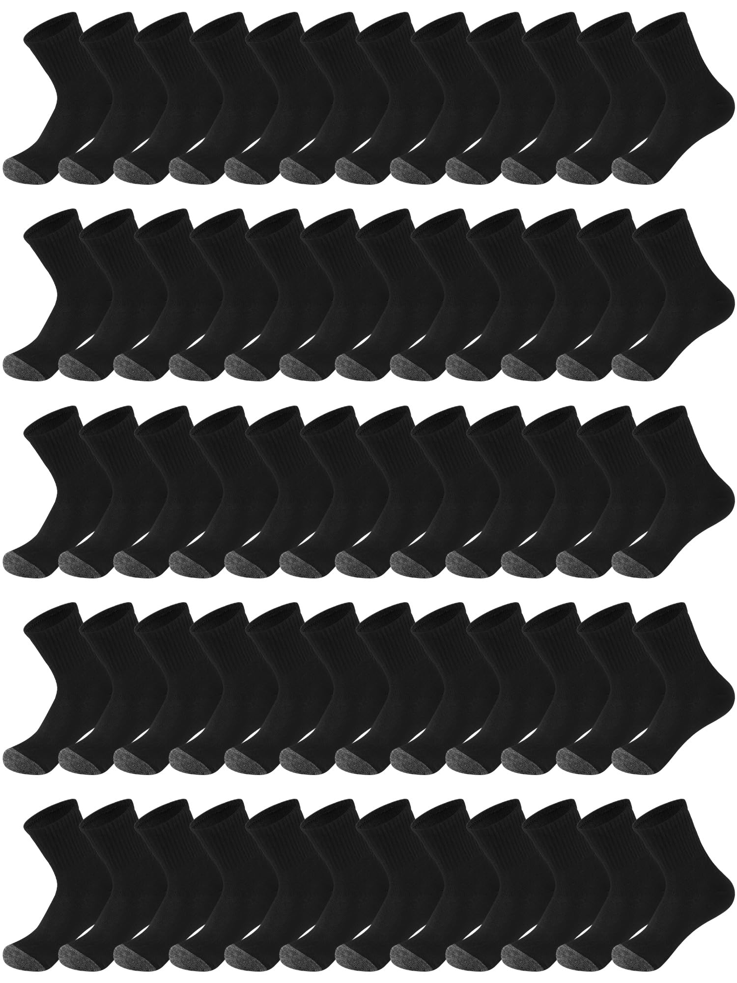 Tarpop 100 Pairs Mens Ankle Socks