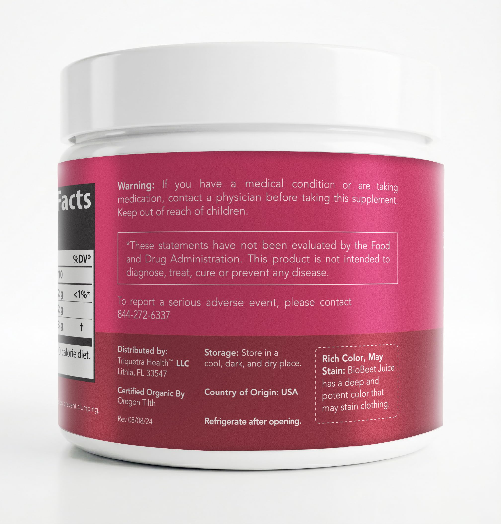 BioBeet® Max Strength Beet Root Juice Powder, 20:1 Concentrate, Organic — Amazon image 12