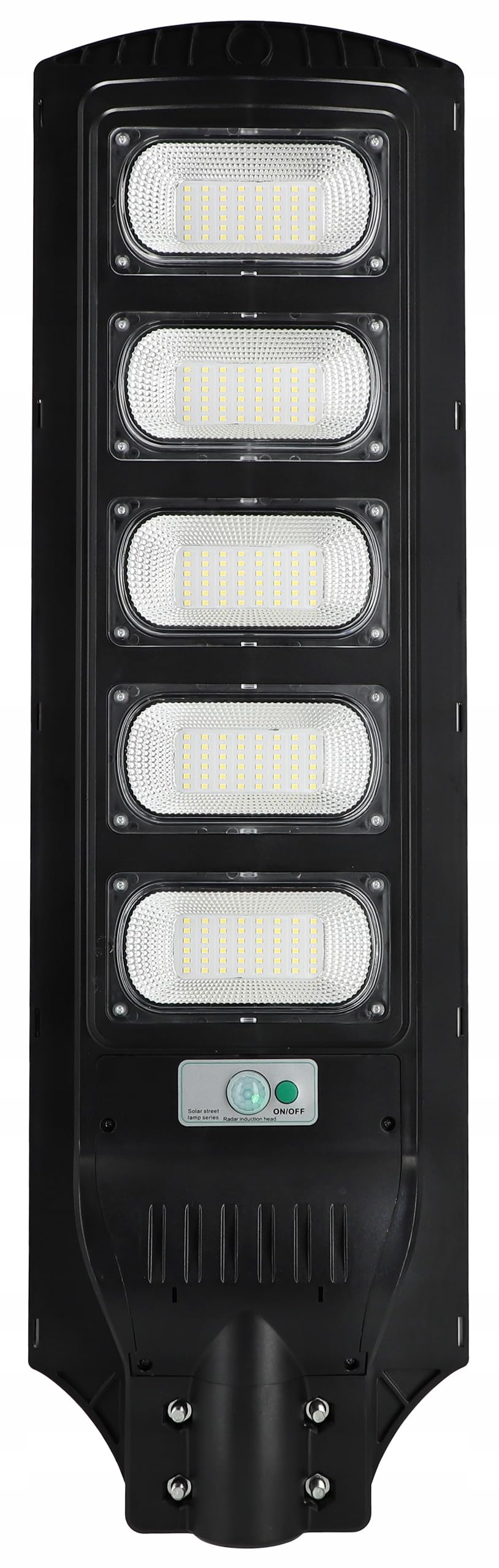 Solar Straßenlaterne, IP65 Wasserdichte, 250W, Solarlampen für Außen mit Bewegungssensor, 6000K Solarleuchten Superhelles LED Solar Strahler Außen für Gärten Garage Straßen (250)
