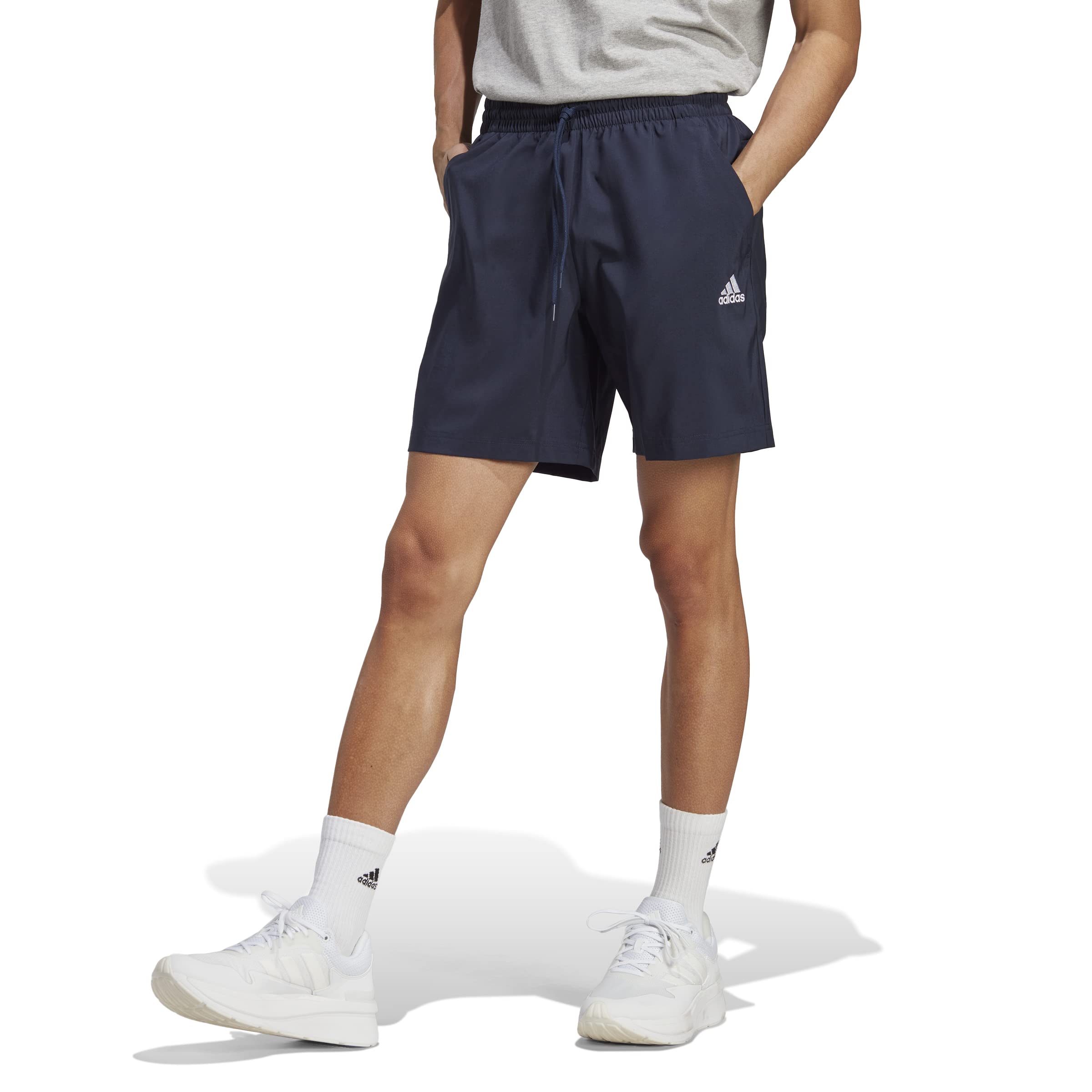 adidas Men's AEROREADY Essentials Chelsea Small Logo Shorts, Legend Ink, XS