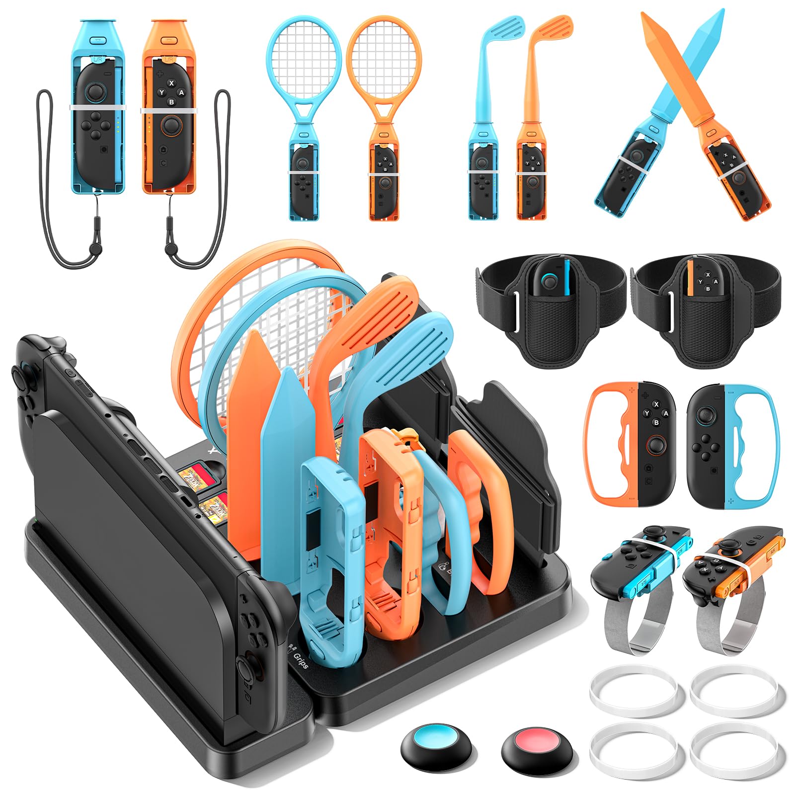 Amazon.com: Switch 1/2 Sports Accessories Bundle with Organizer