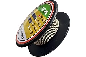 Nichrome Clapton Wire 15 ft 22GA+32GA Ni80 for Crafting and Jewelry