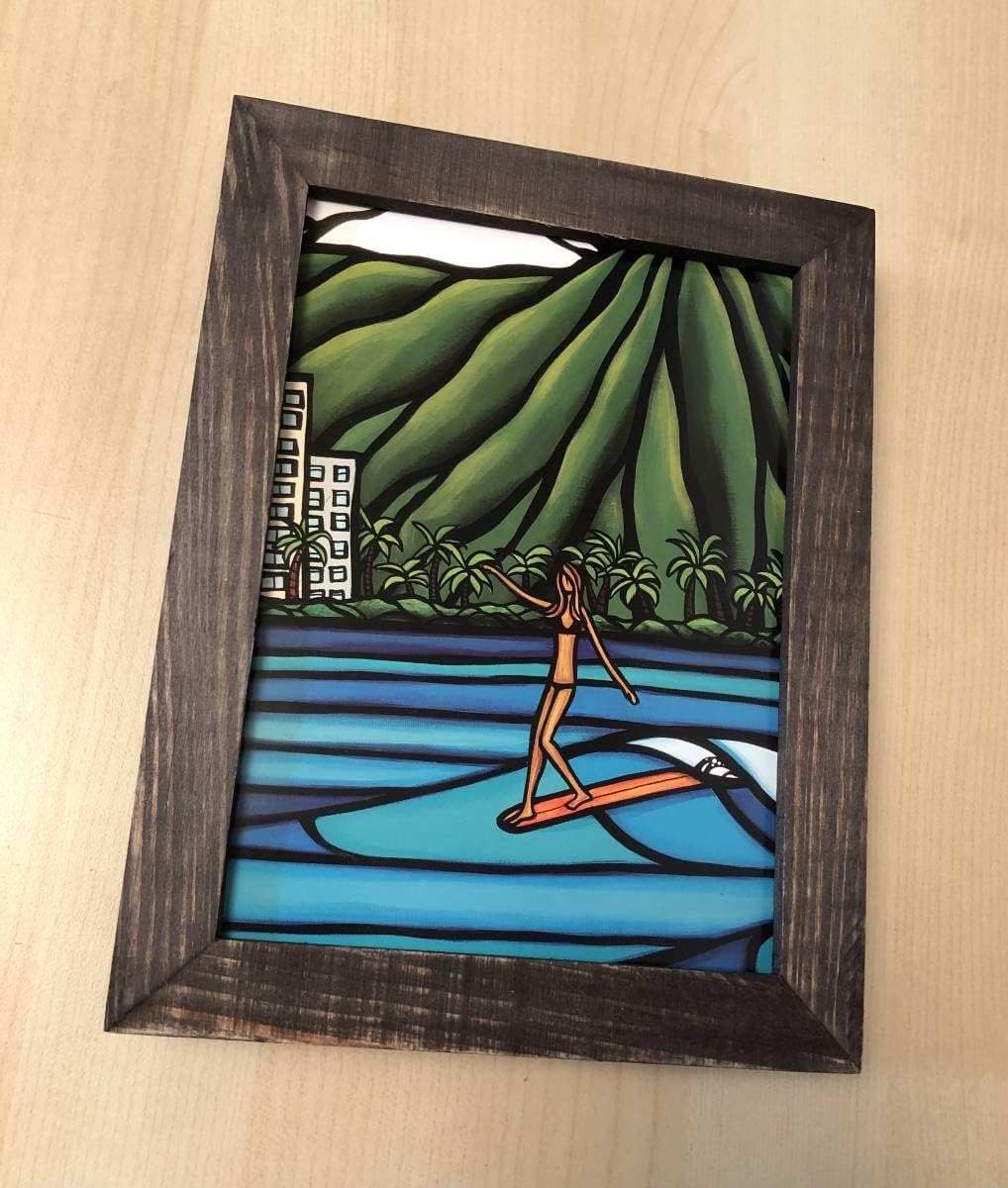 Amazon.co.jp: 額装 ヘザーブラウン イラスト 2Lサイズ額