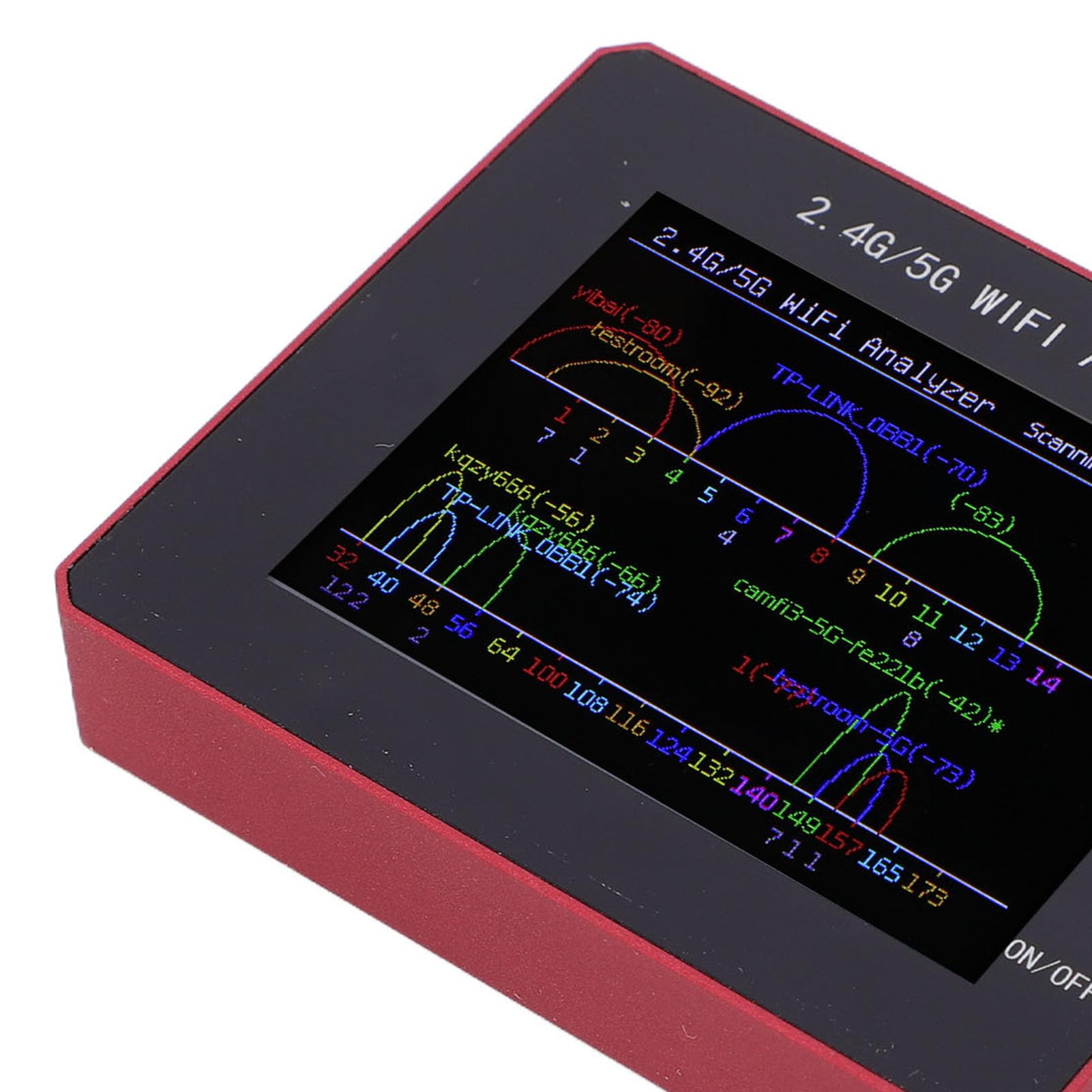 FTVOGUE WLAN-Analysator mit 2,4-Zoll-Farbdisplay
