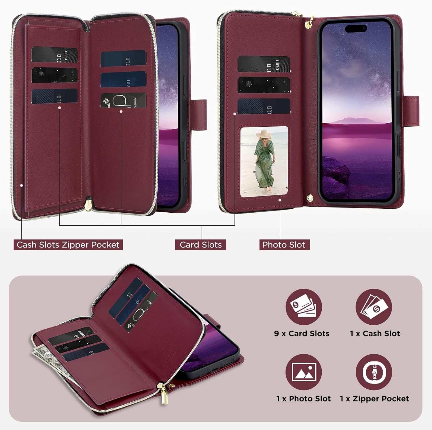 中古】M▽屏風 二曲 一隻 1934年 梅模様 富本憲吉 (38048) 中古】M