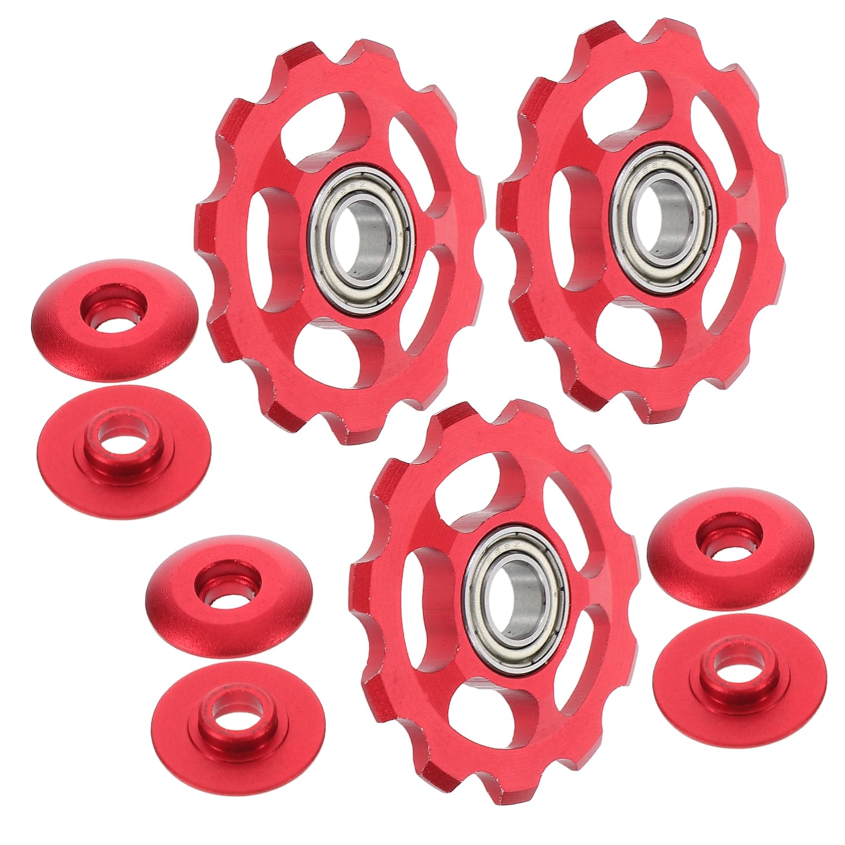 VANZACK Aluminum Bike Rear Derailleur Pulley Wheel 11t Guide Wheel for Mountain Biking Efficient Gear Change Rolling Supply