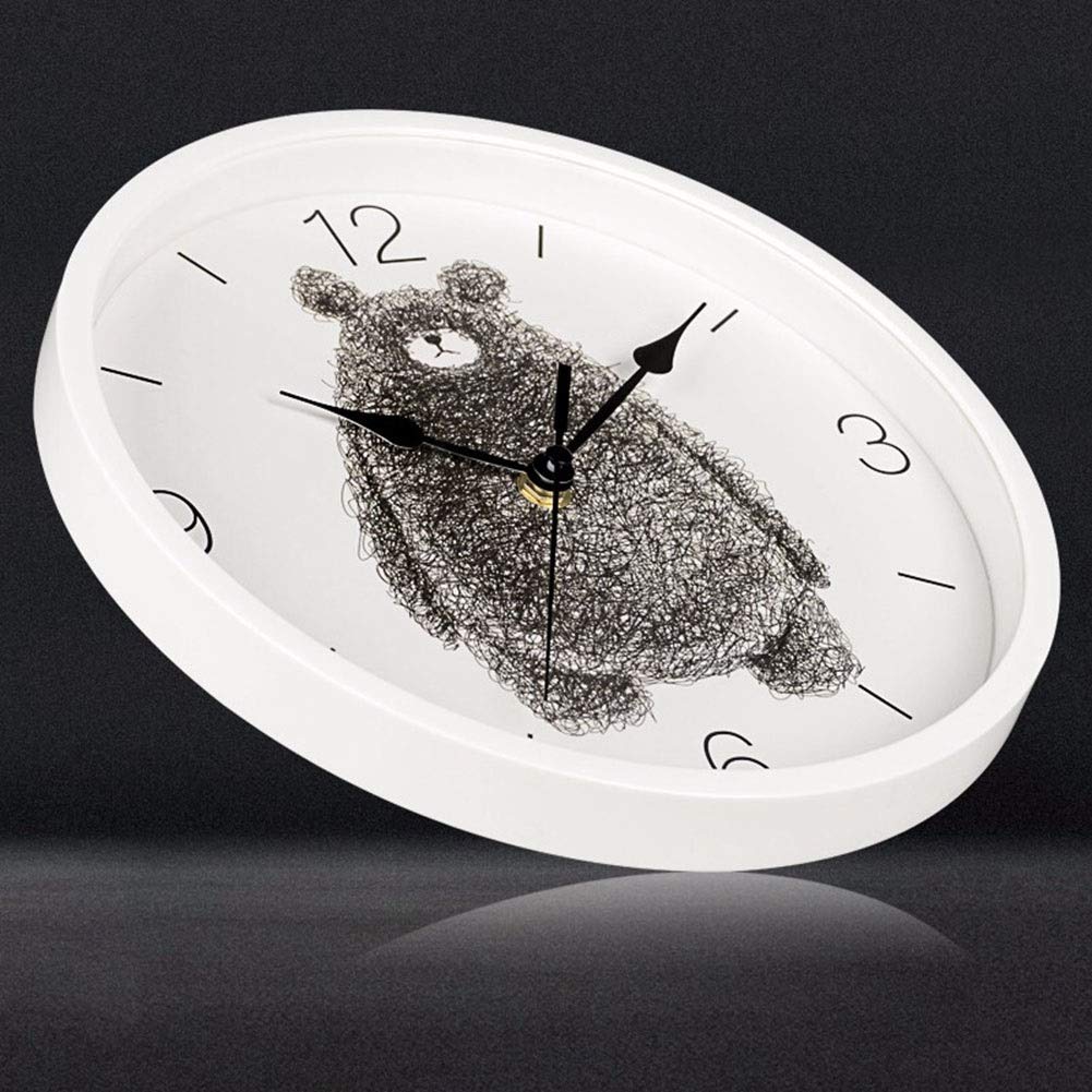 Relojes de Pared Que Funcionan con Pilas, sin Tictac, Creativos, Personalizados, Modernos, Decorativos de Pared, Dormitorio Silencioso, Decoración para Sala de Estar/B