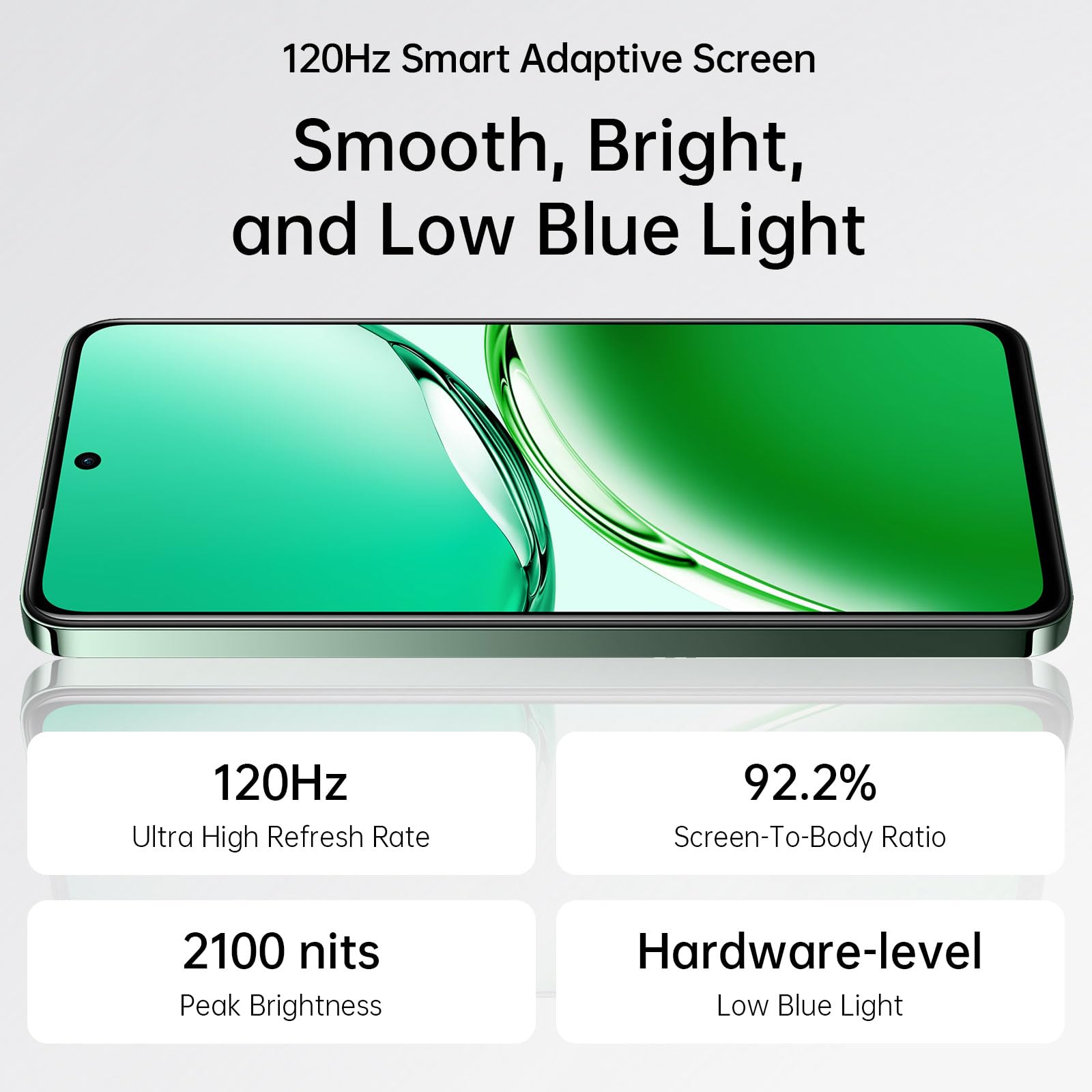 OPPO Reno12 FS 5G 12+512GB, Sbloccato Android Smartphone AI, 120Hz 6,67" OLED, Dimensity 6300, Fotocamera AI 50+8+2MP, Telefono SUPERVOOC 45W, Batteria 5000mAh, Protezione IP64, Double SIM, Verde