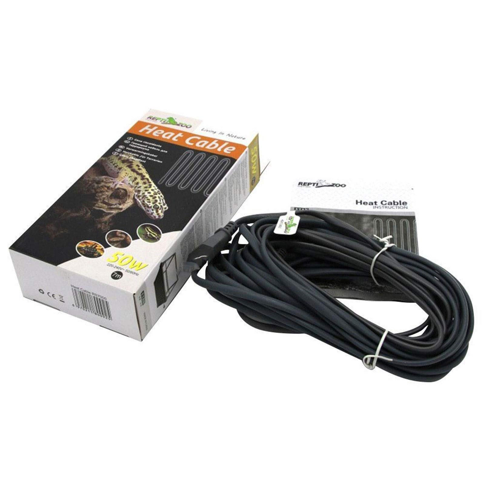Calentadores de manos calor reptil cable impermeable Repti flexible reptil calor cable para camaleón animales calefacción aislamiento calefacción línea (color: 80W)