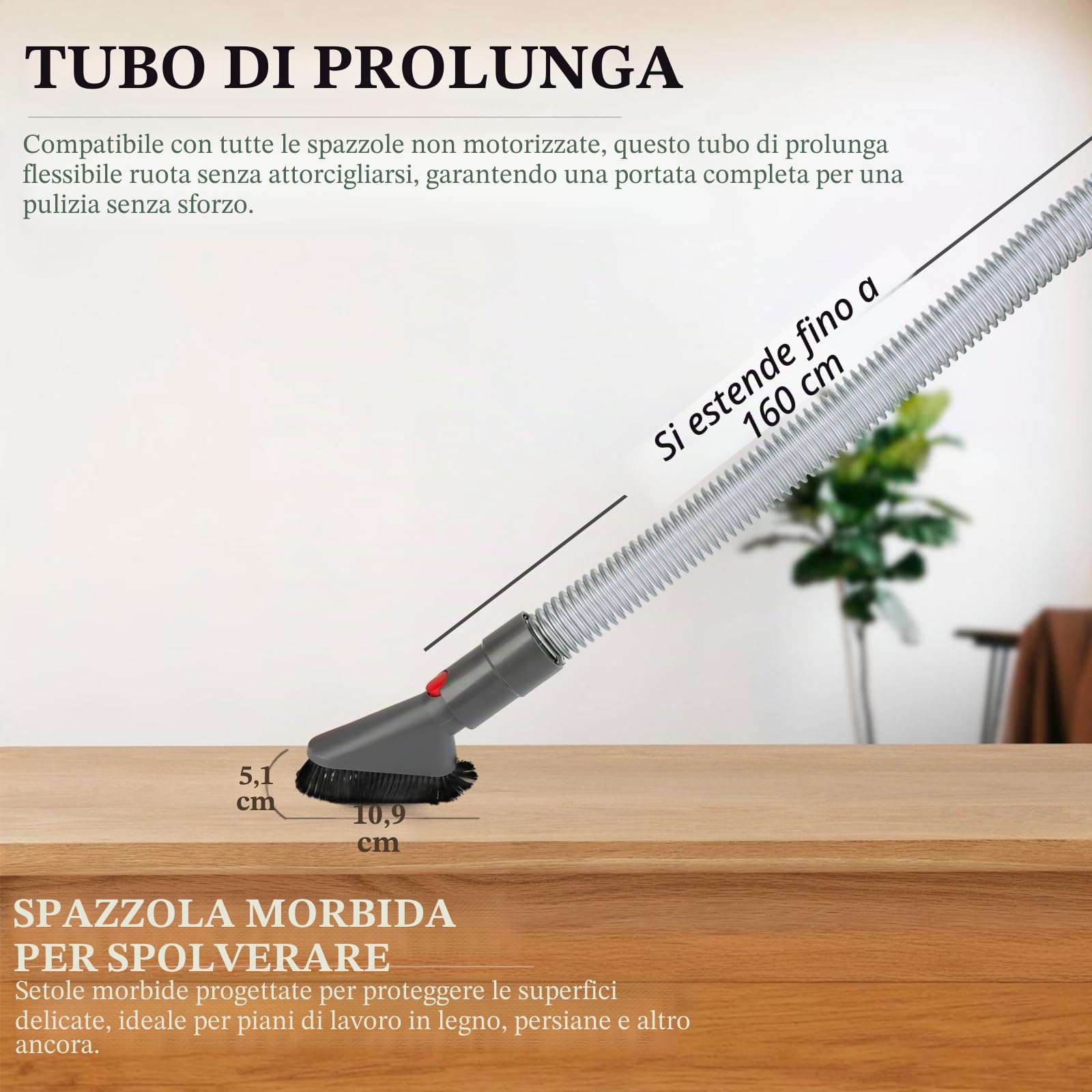 Fullclean Kit di fissaggio per aspirapolvere Dyson Gen 5 V15 V12 V11 V10 V7 V8 Absolute Detect Cyclone Fluffy Mattress Outsize Accessori Bundle Spazzola di Ricambio Strumenti