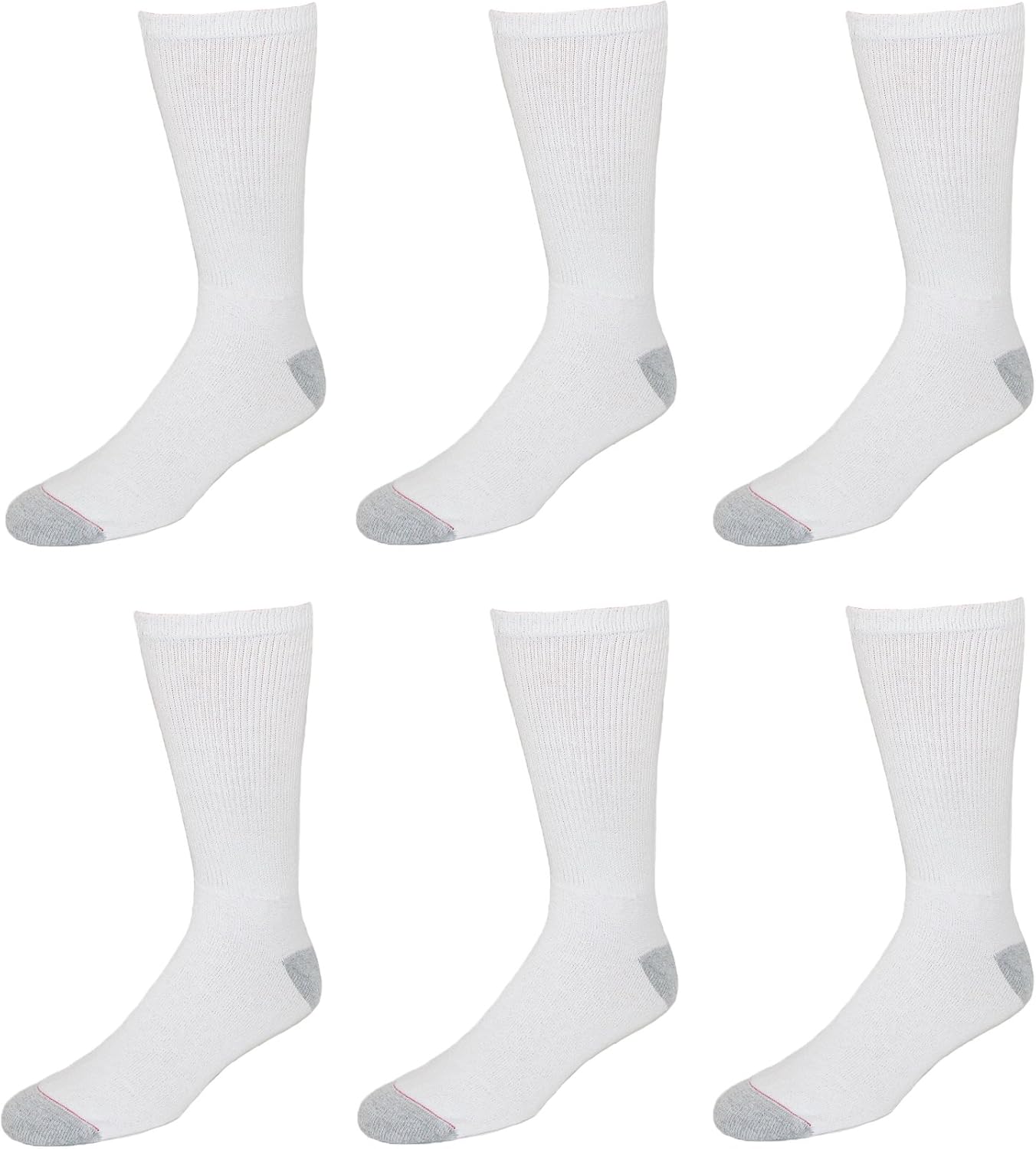 Hanes Big and Tall Crew, 1214White,6 PACK at Amazon Men’s Clothing