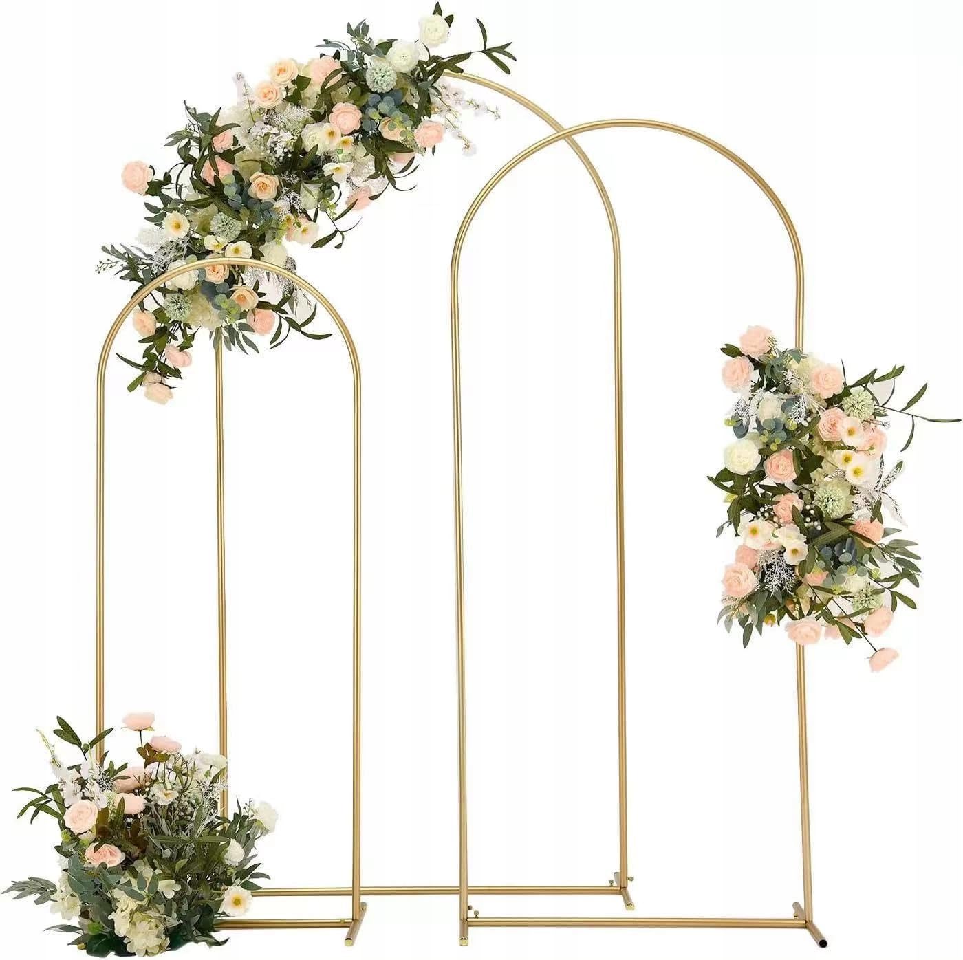 1 x 2 m supporto per arco da parete per palloncini sfondo fotografico COMUNIONE Wedding Rack 2 m pesi