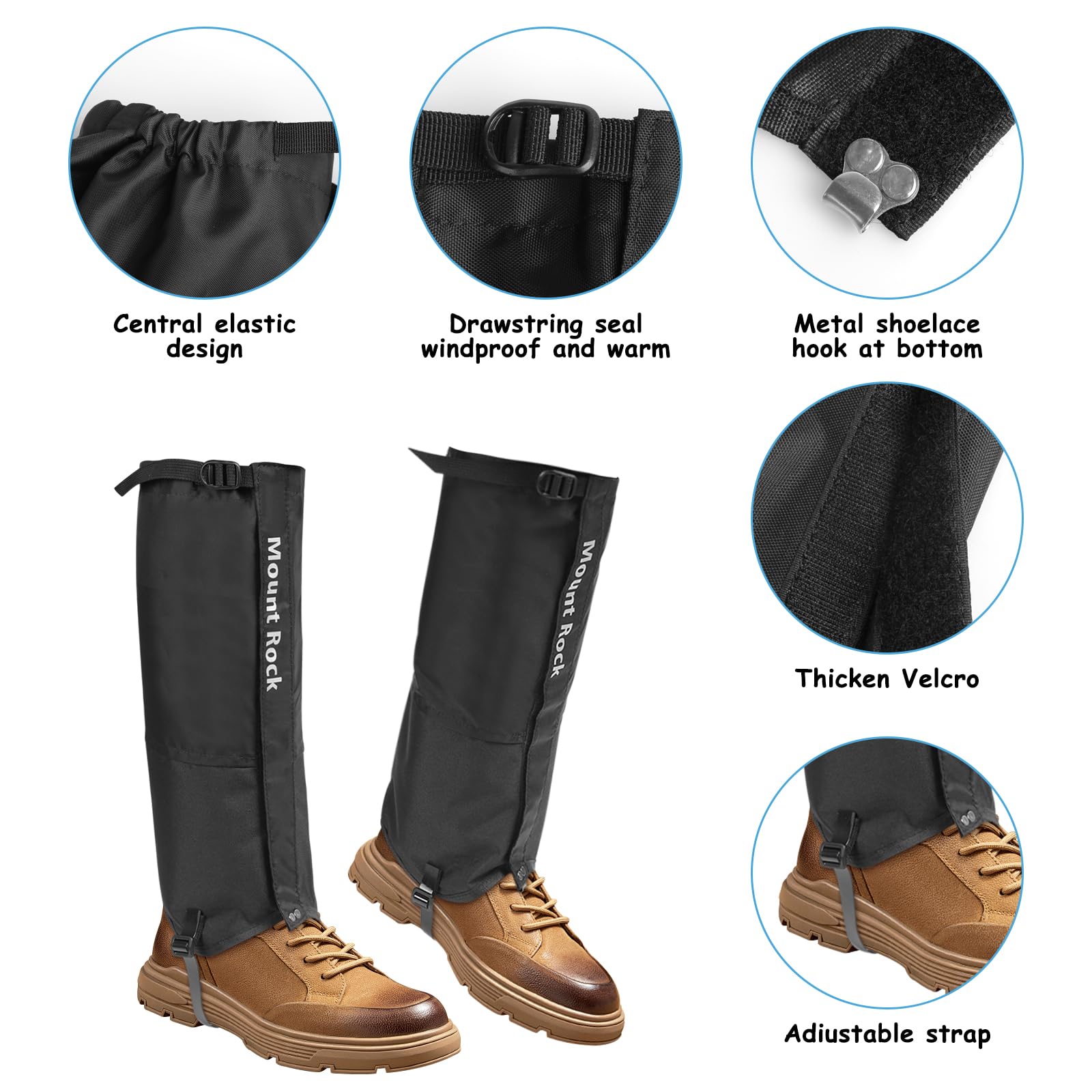 Ghette Vaude Watzmann III Alpinismo Neve Trekking - Foto 4