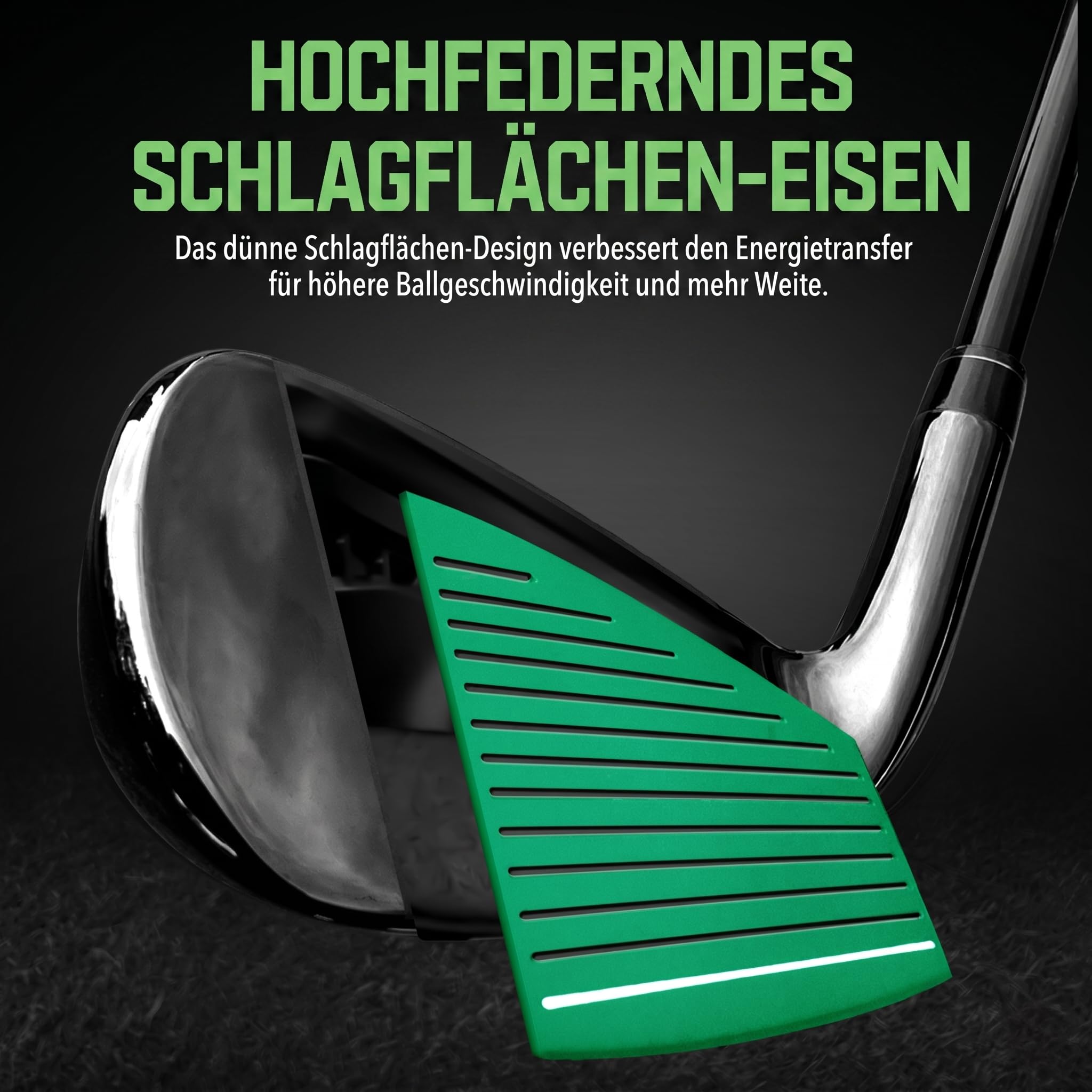 PGM Herren Golfschläger-Set, 12-teilig, 3 Holz (#1,3,5), 1 Hybrid (#4H), 6 Eisen (#5,6,7,8,9,PW), 1 Sandkeil (52°), 1 Putter – Golftasche MTG033-2