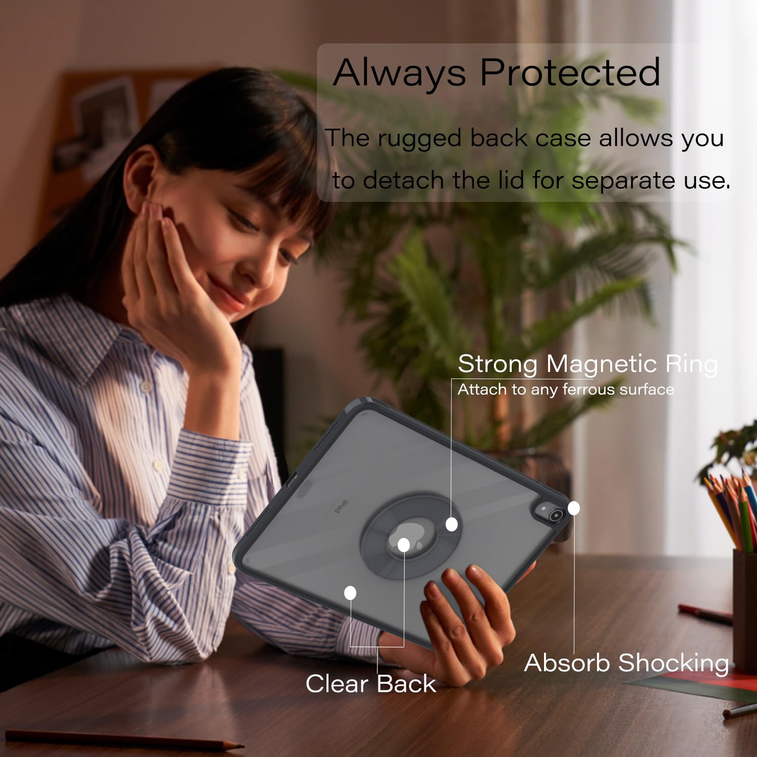 Amazon.com: ZENLU iPad Air 10.9/11 inch Case with Removable