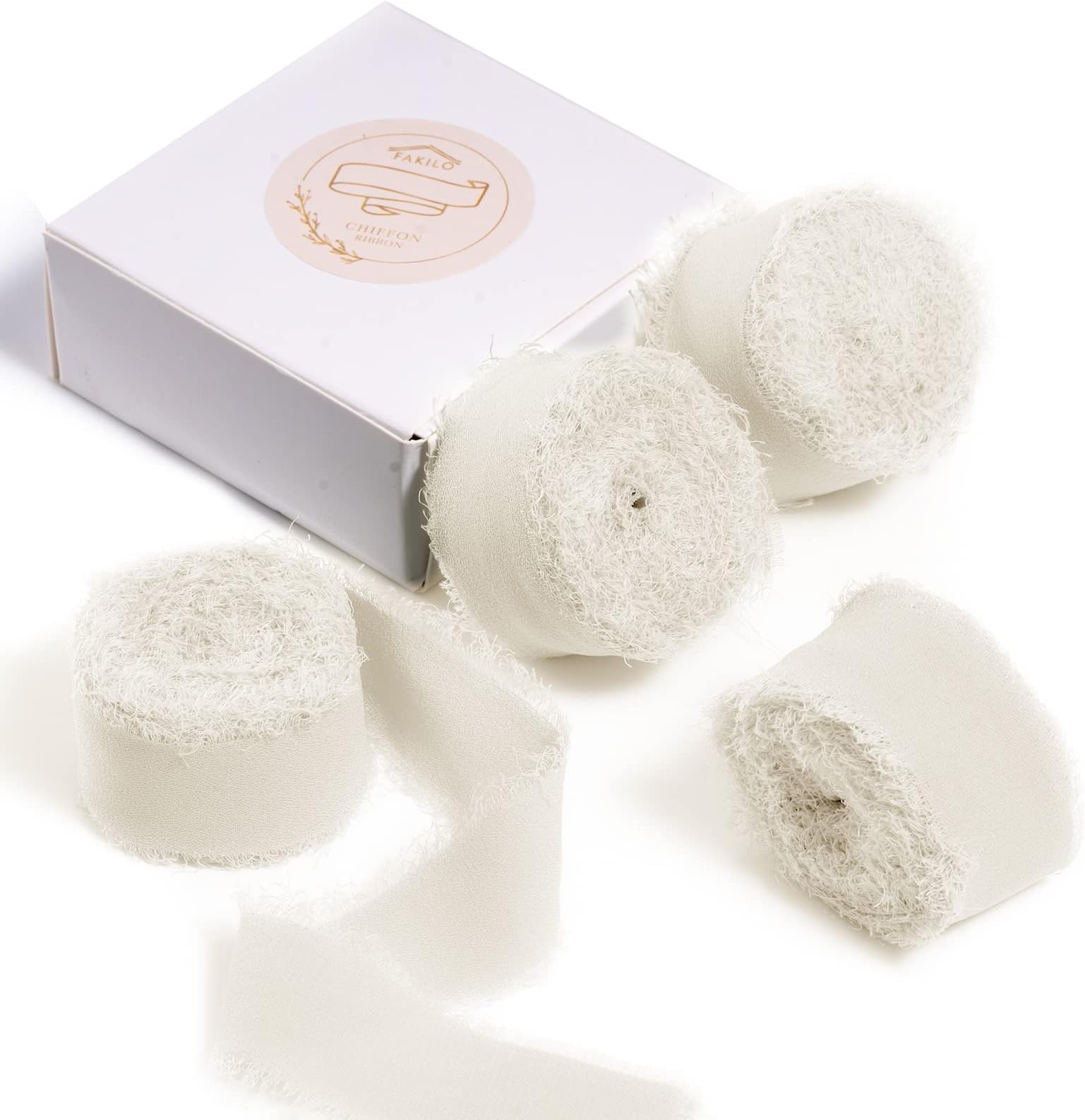 8 Rollen Organzaband 4cm - Schimmernde Geschenkbänder Für Basteln & Hochzeit