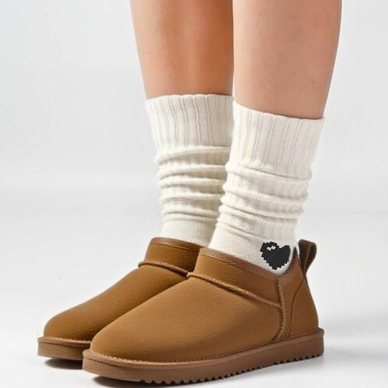 Soxbang 3/6 Pairs Cute Pilates Socks with Grips,Yoga Socks Barre Sock Non Slip Grip Embroidery for Barre Ballet Workout - Image 2