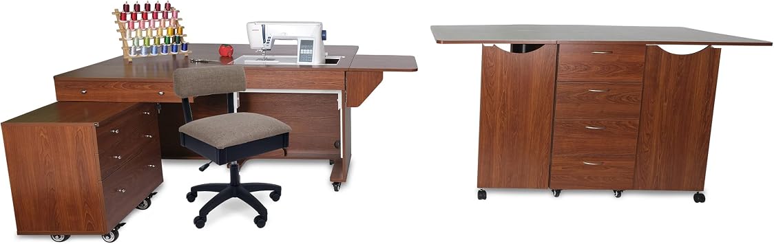 Arrow Sewing Teak Kookaburra with Kangaroo & Joey, Mat and Princess Hazel Hydraulic Chair