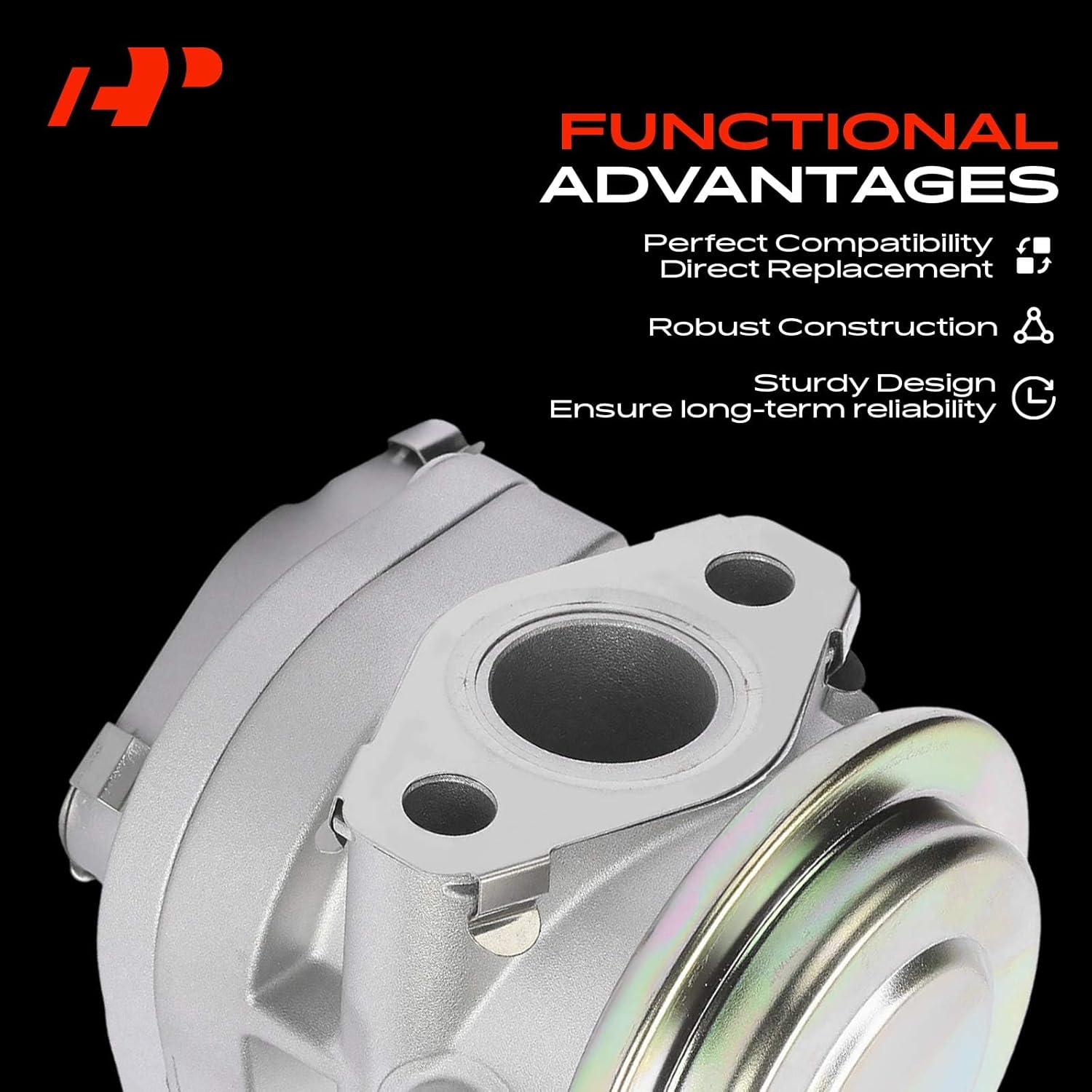 A-Premium Secondary Air Injection Check Valve Compatible with Toyota Tundra 2005-2006, 4Runner 2005-2009, Sequoia 2005-2007, Land Cruiser 2005-2007 & Lexus GX470 2004-2009, LX470, No. 2 Check Valve