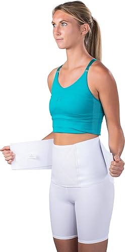 Miniatura 3 de Saunders S'port All Back Support with White Compression Shorts Hombre, XL (Cintura 40" - 42")