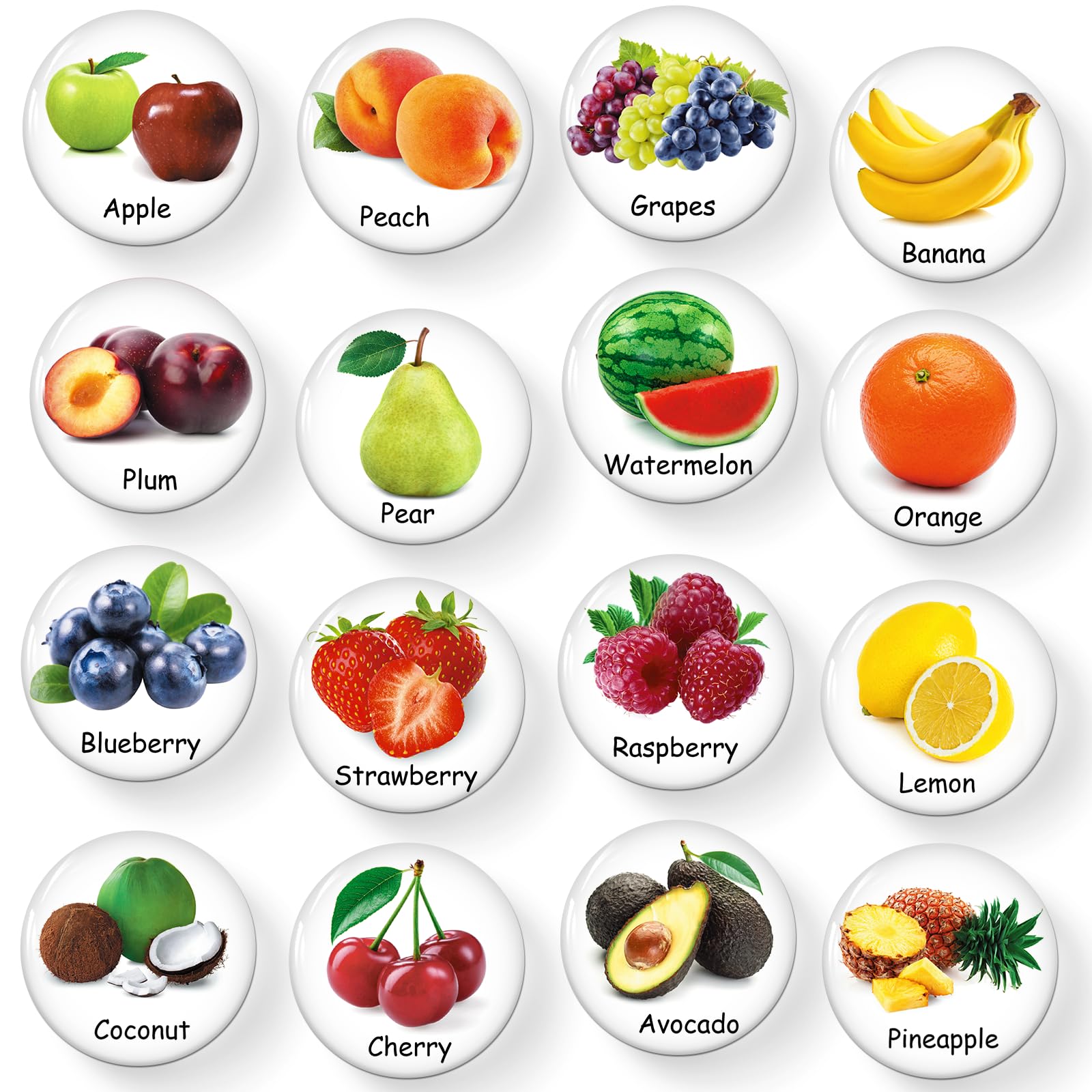 Amazon.com: MORCART Fridge Magnets, 16PCS Food Fruit Magnets