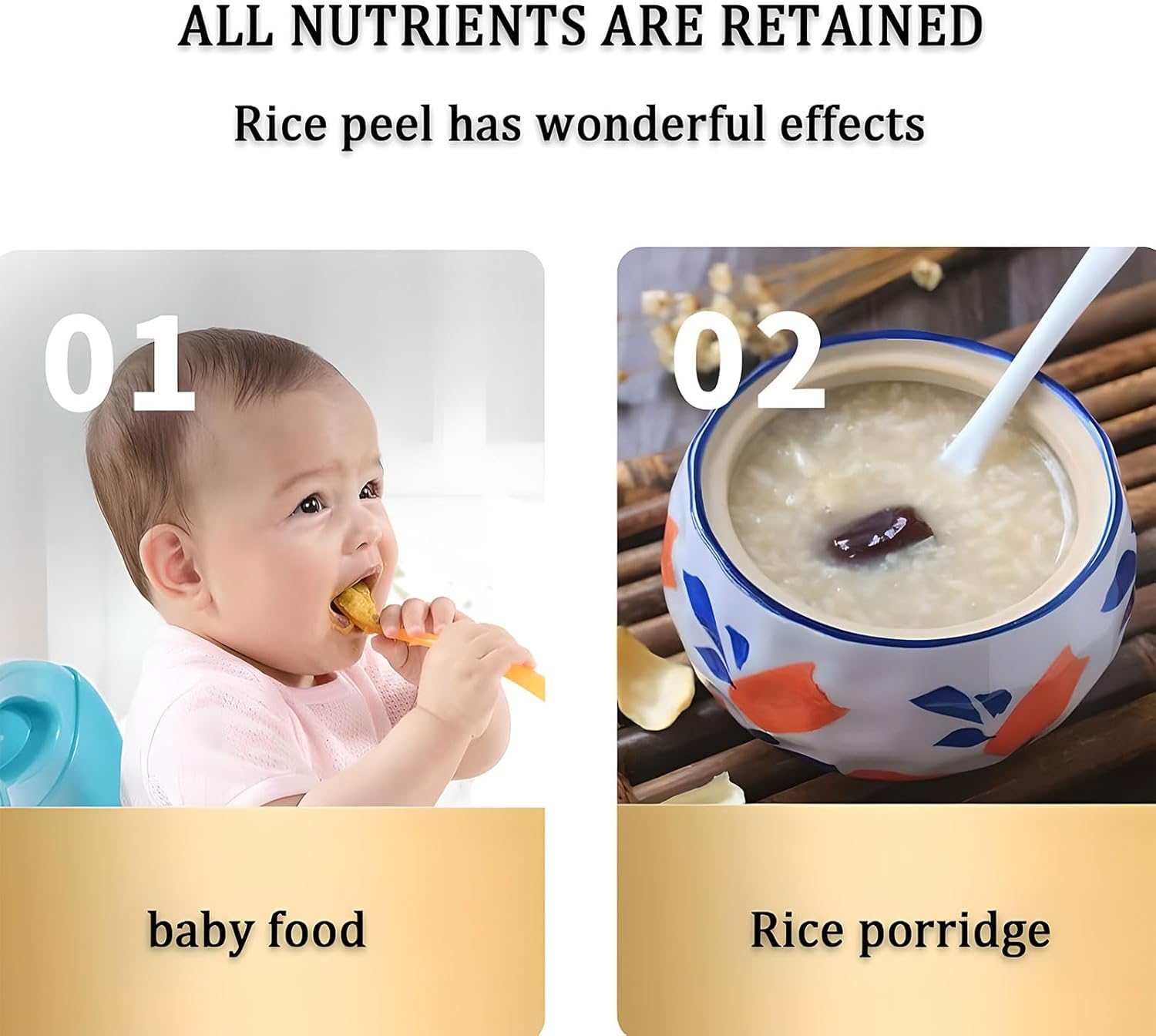 Household Rice Milling Machine, 320ml Automatic Rice Bran Separator with 7 Gears Milling Accuracy, 3 Mins to Produce Rice, Electric Rice Milling Hulling Machine for Home