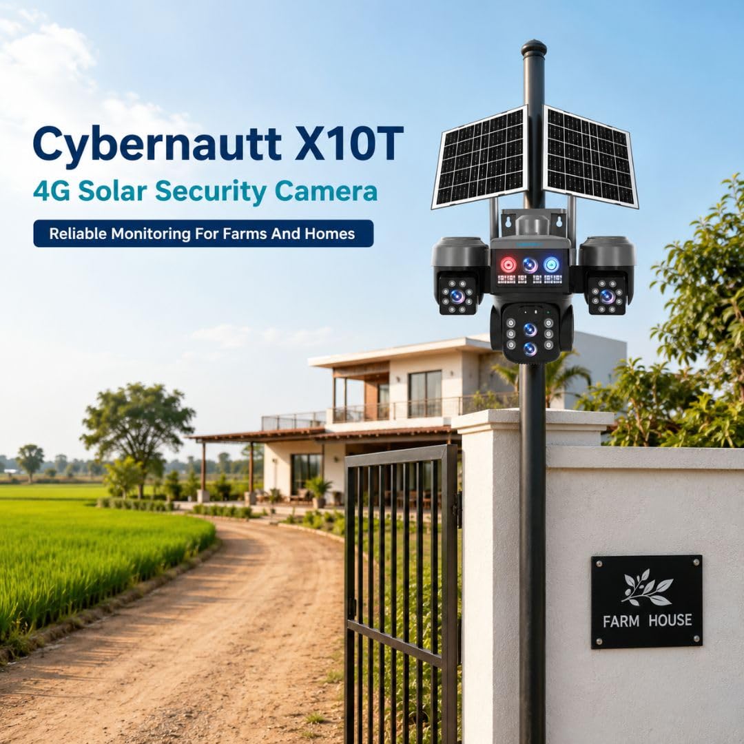 XUGA Cybernautt Solar 4G Camera - 12MP Outdoor Security -2