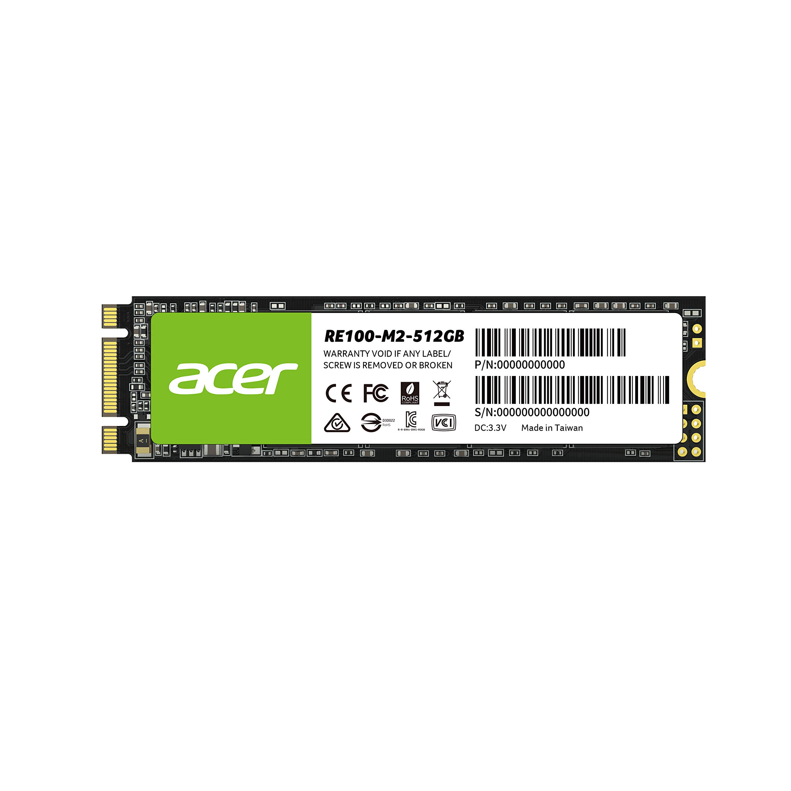 Acer RE100 512GB 3D NAND SATA M.2 Internal SSD-560MB/s R, 520MB/s W Speed (B08YYP1XBX) Amazon Price History, Amazon Price Tracker
