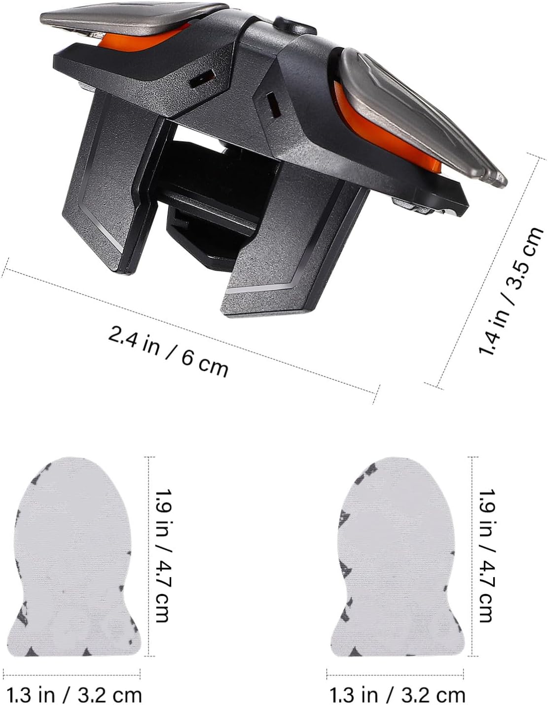 One Handed Controller Charging Cable Mobile Game Controllers for Gamers High Sensitivity