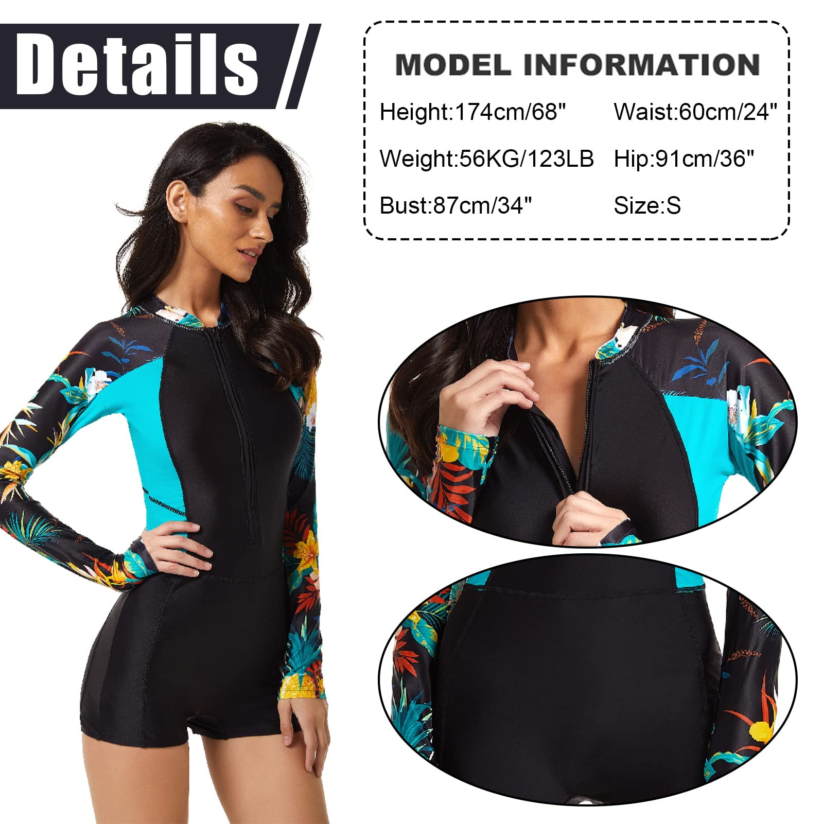 Amazon.co.jp: Swimming Costumes for Women, One Piece Surfing
