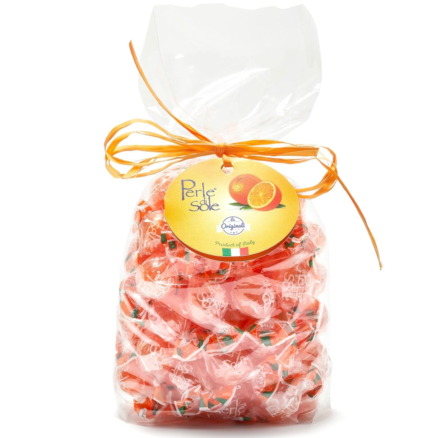Orange Flavored Hard Candies - 1 Pcs. x 500 Gr.