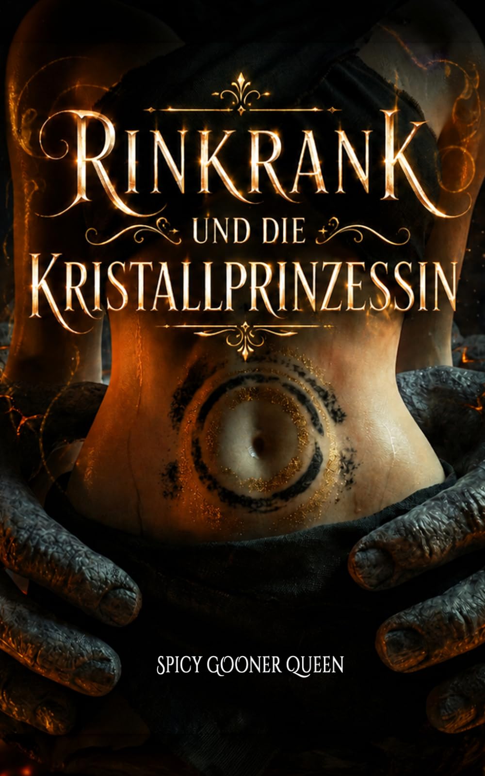 RINKRANK UND DIE KRISTALLPRINZESSIN: Düsterer Omegaverse Monster Romance mit Size Difference, Stalker-Alpha und Troll-Besessenheit (Grimms Dark: Düstere Monster-Märchen und Omegaverse-Romane)