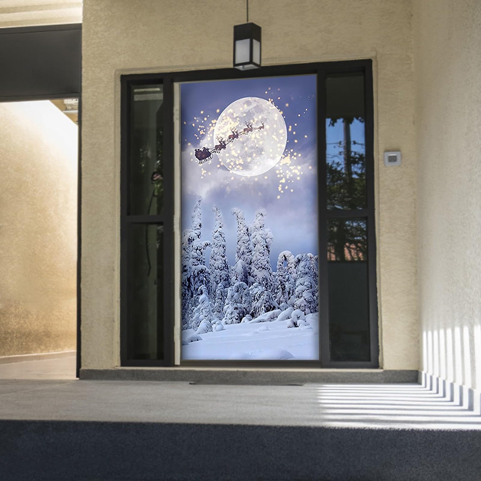 Achimlt Christmas Door Cover Decoration - Image 2