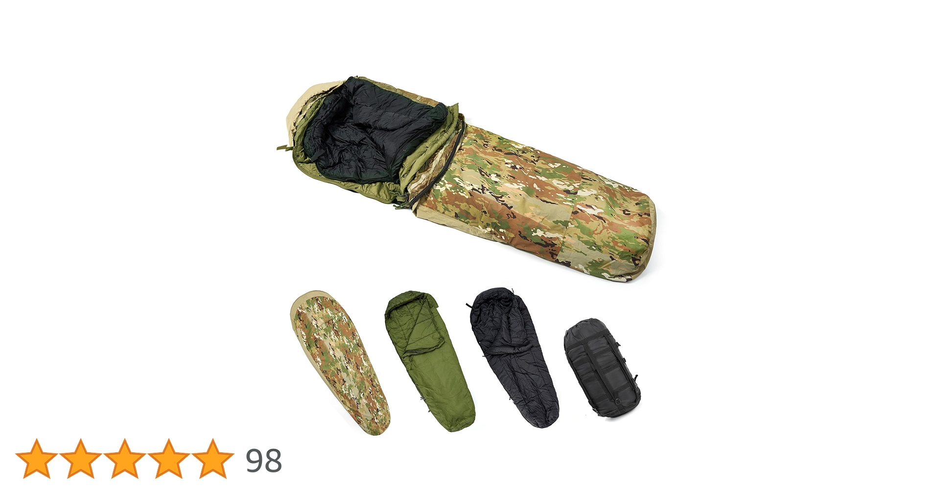 モジュラースリーピングシステム4点セット シェラフ 米軍支給品 Amazon.co.jp: 実物米軍 モジュラーシステム-34.4℃ シェラフ