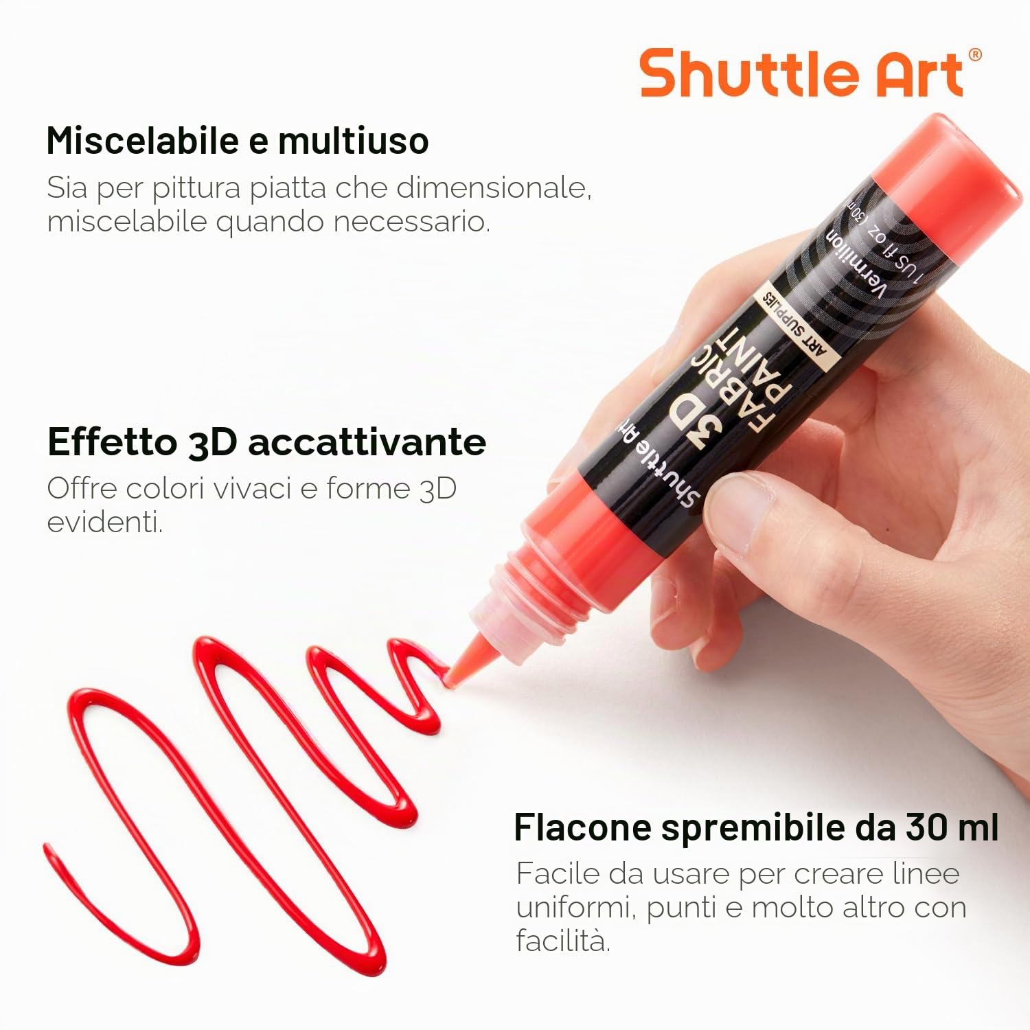 Shuttle Art 66 colori tessili lavabili