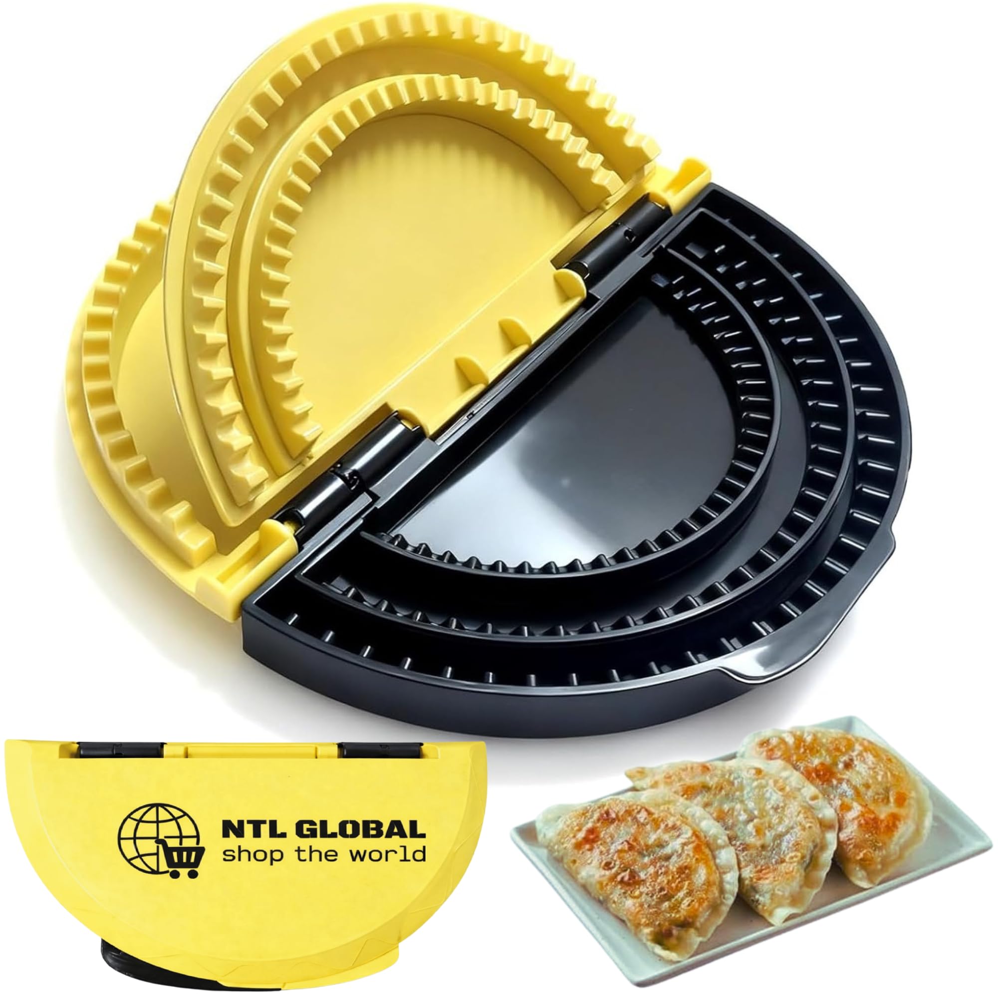 3-in-1 Tortilla Sealer & Taco Crimper for 10/8/6 Inch Wrap Folder for Quesadillas More Adjustable Flour Tortilla Maker for Calzones Manual Press for Homemade Sandwich, Dumplings – BPA Free-image-12