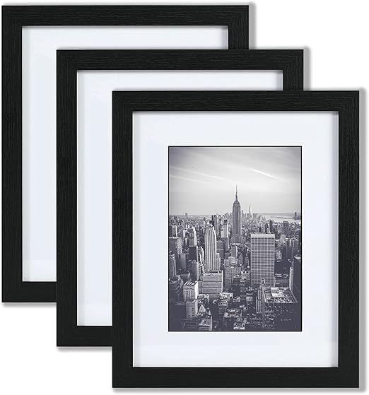 Picture Frames 8x10 Picture Frame set of 3 Display