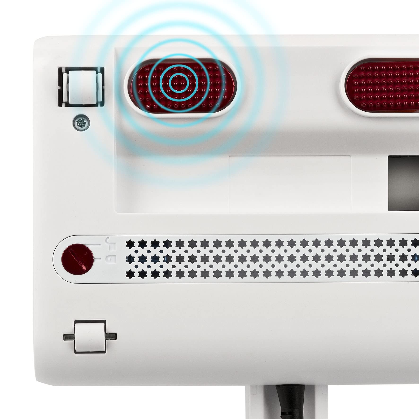 Girmi AP21 Battimaterassi, Aspiratore Anticari, Luce UV sterilizzante, Filtro HEPA, Cuscinetti VibraWave, Basso consumo 300W, Alta Potenza 10 kPa, Rimuove fino al 99% di allergeni e batteri, Bianco