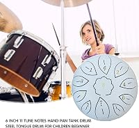 Sunshine smile 6 Inch 11 Tónusos Acél Nyelvdob Handpan Ütőhangszer Kalapáccsal 5